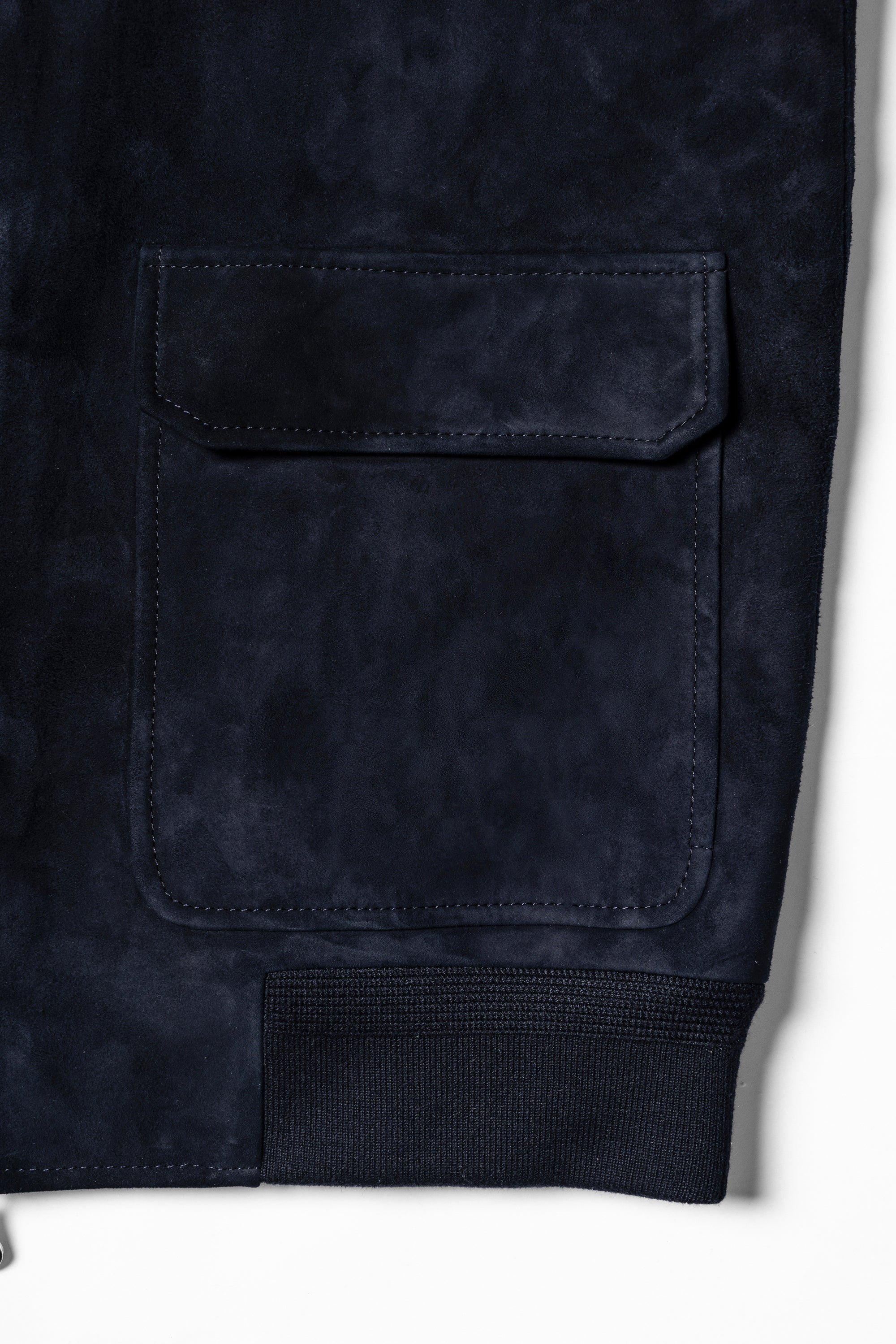 [Preorder] Navy Sheepskin Suede A2 Jacket