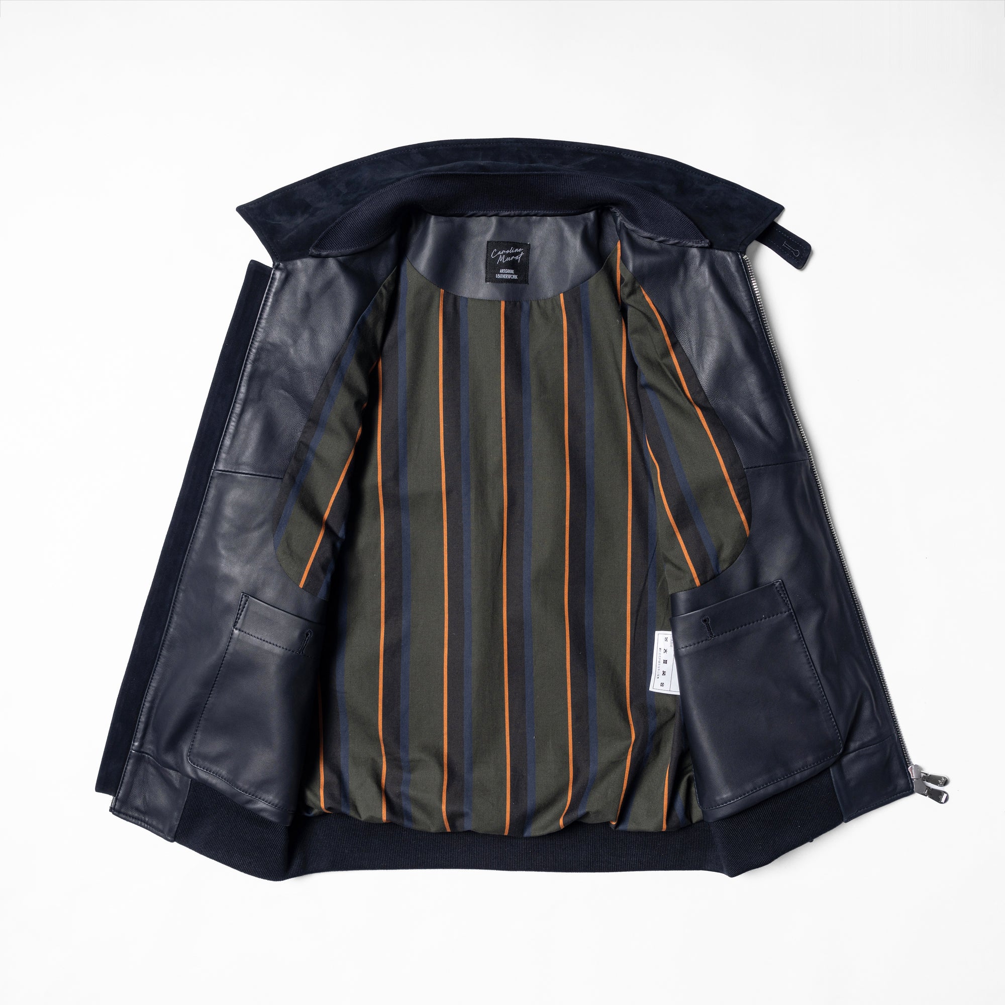 [Preorder] Navy Sheepskin Suede A2 Jacket
