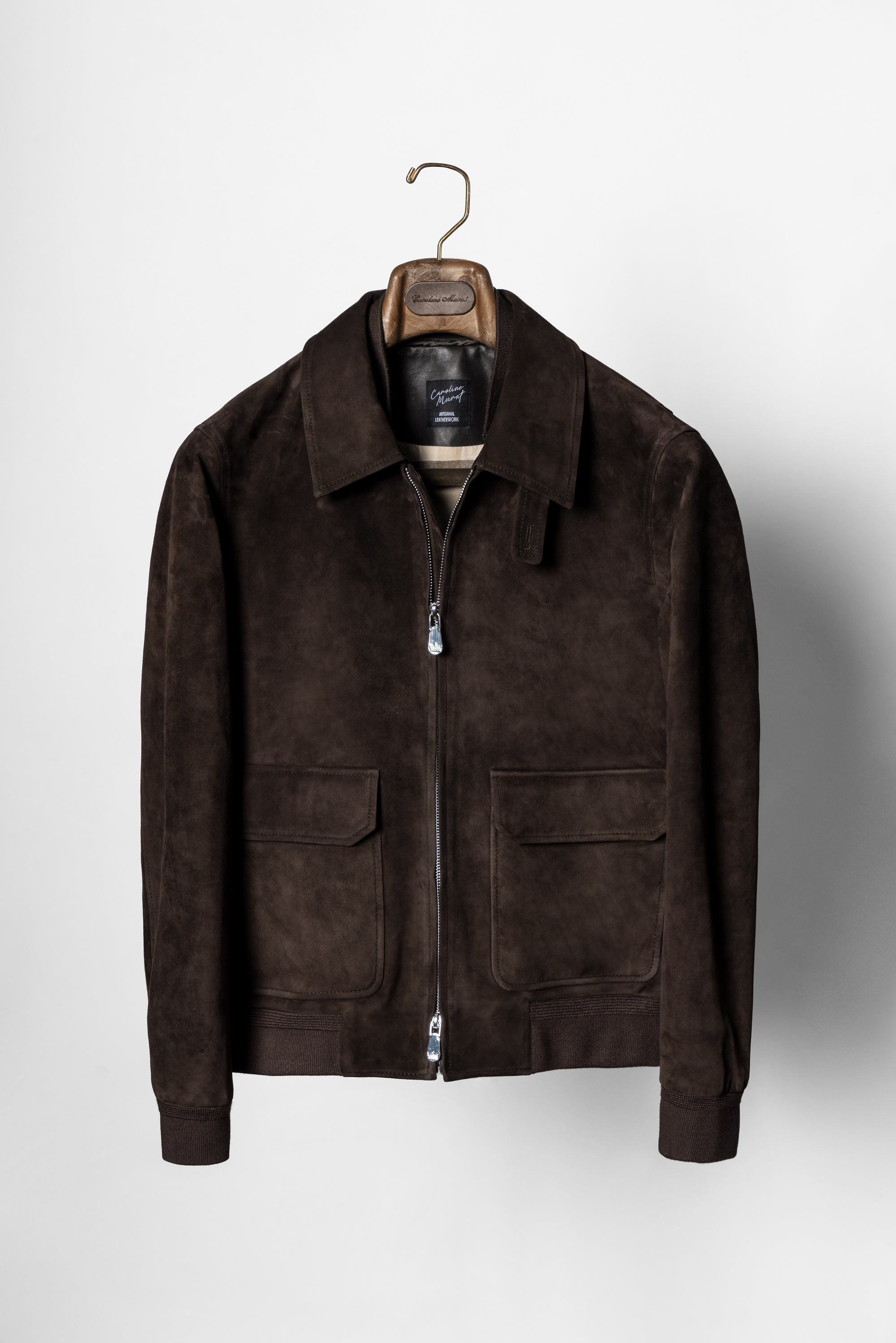 [Preorder] Brown Sheepskin Suede A2 Jacket