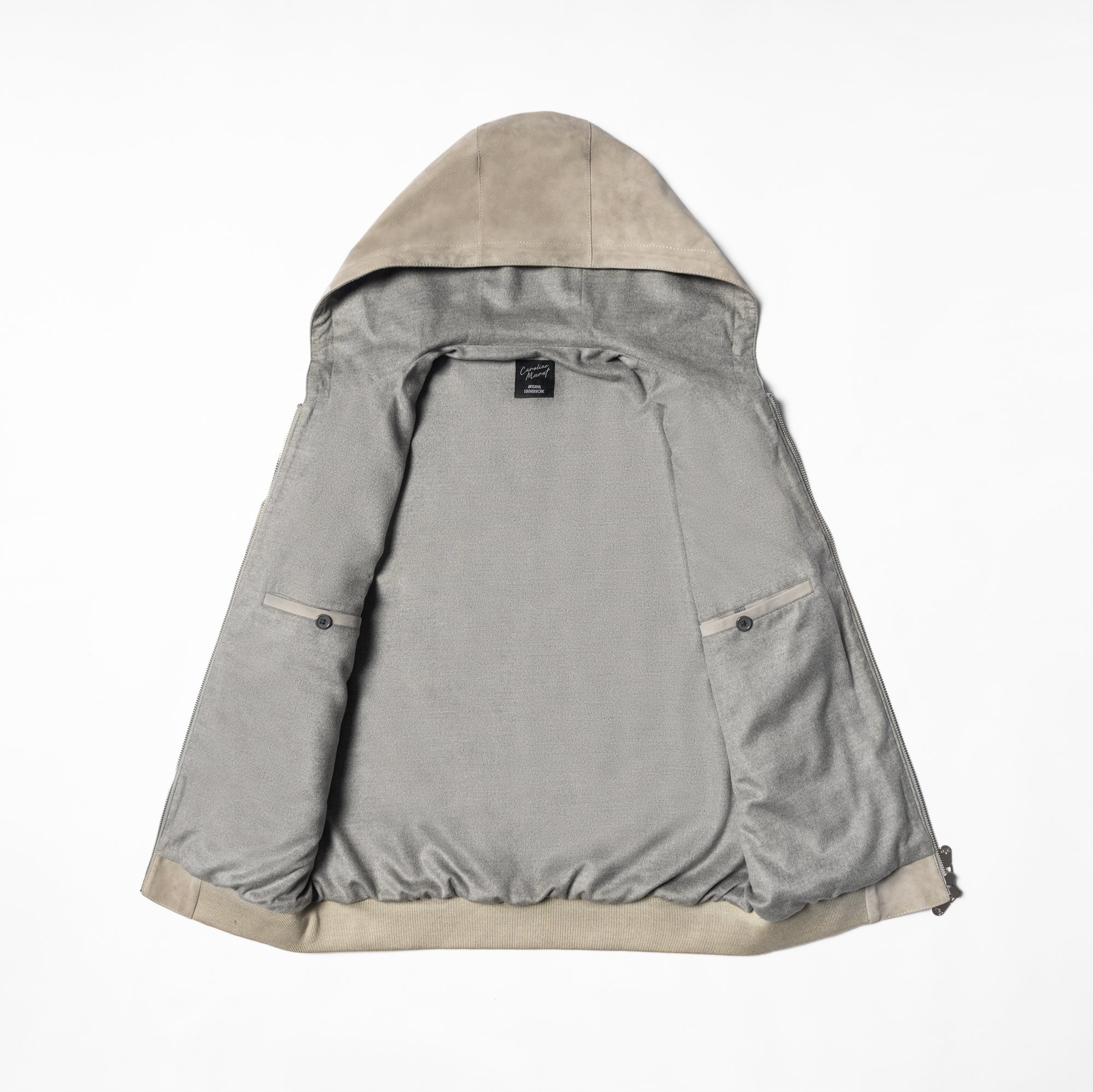 [Preorder] Stone Sheepskin Hooded Jacket