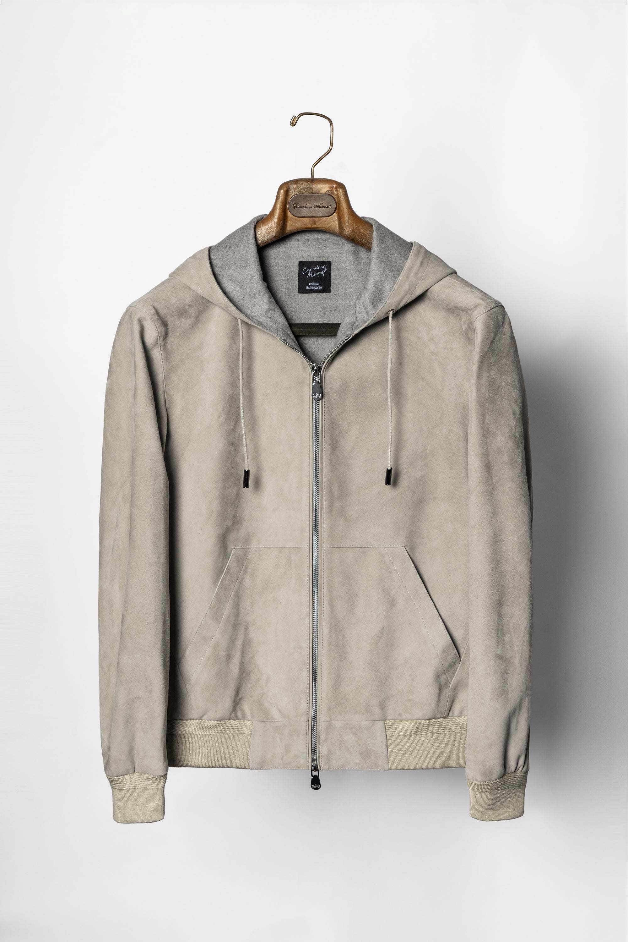 [Preorder] Stone Sheepskin Hooded Jacket