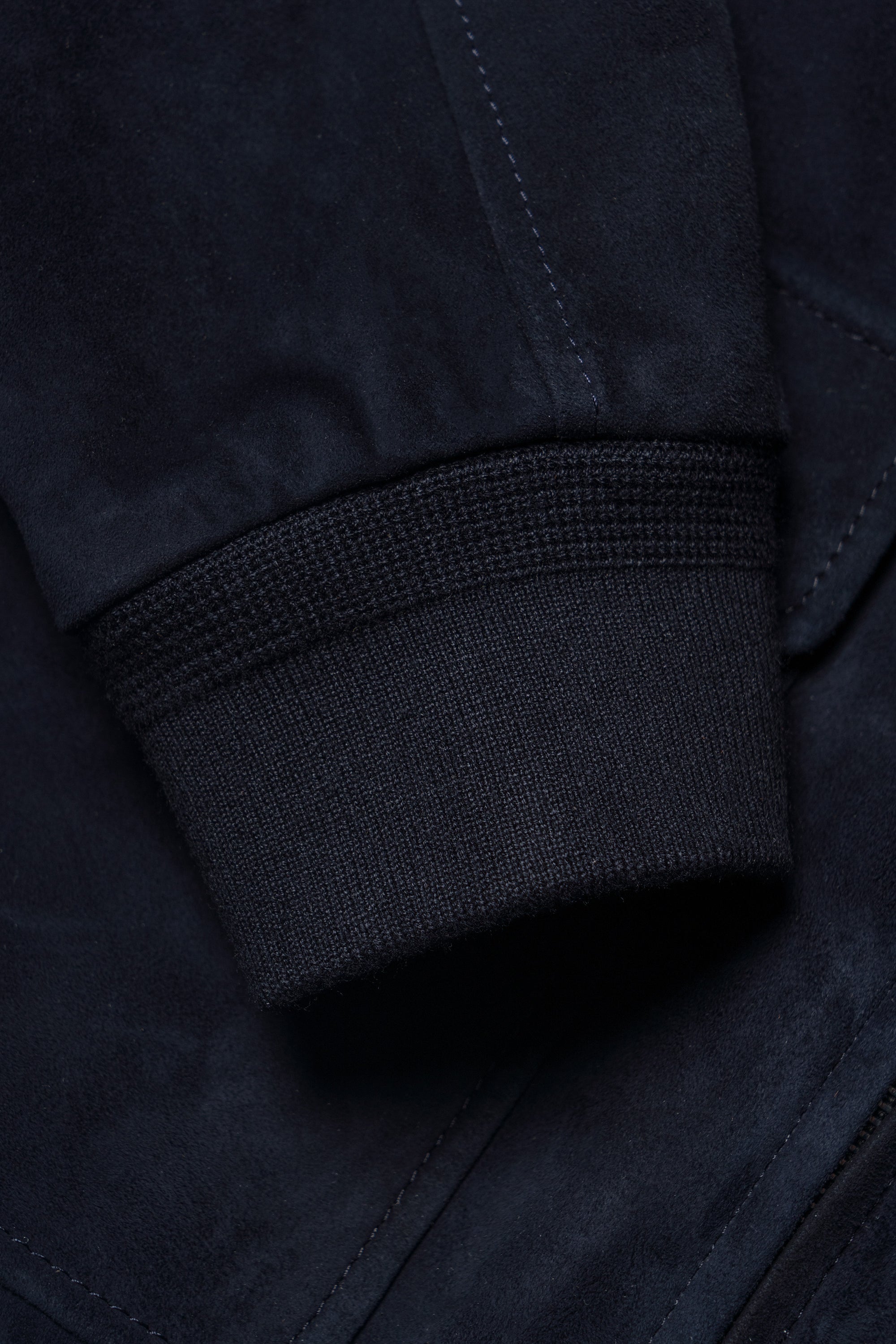 [Preorder] Navy Sheepskin Suede A2 Jacket