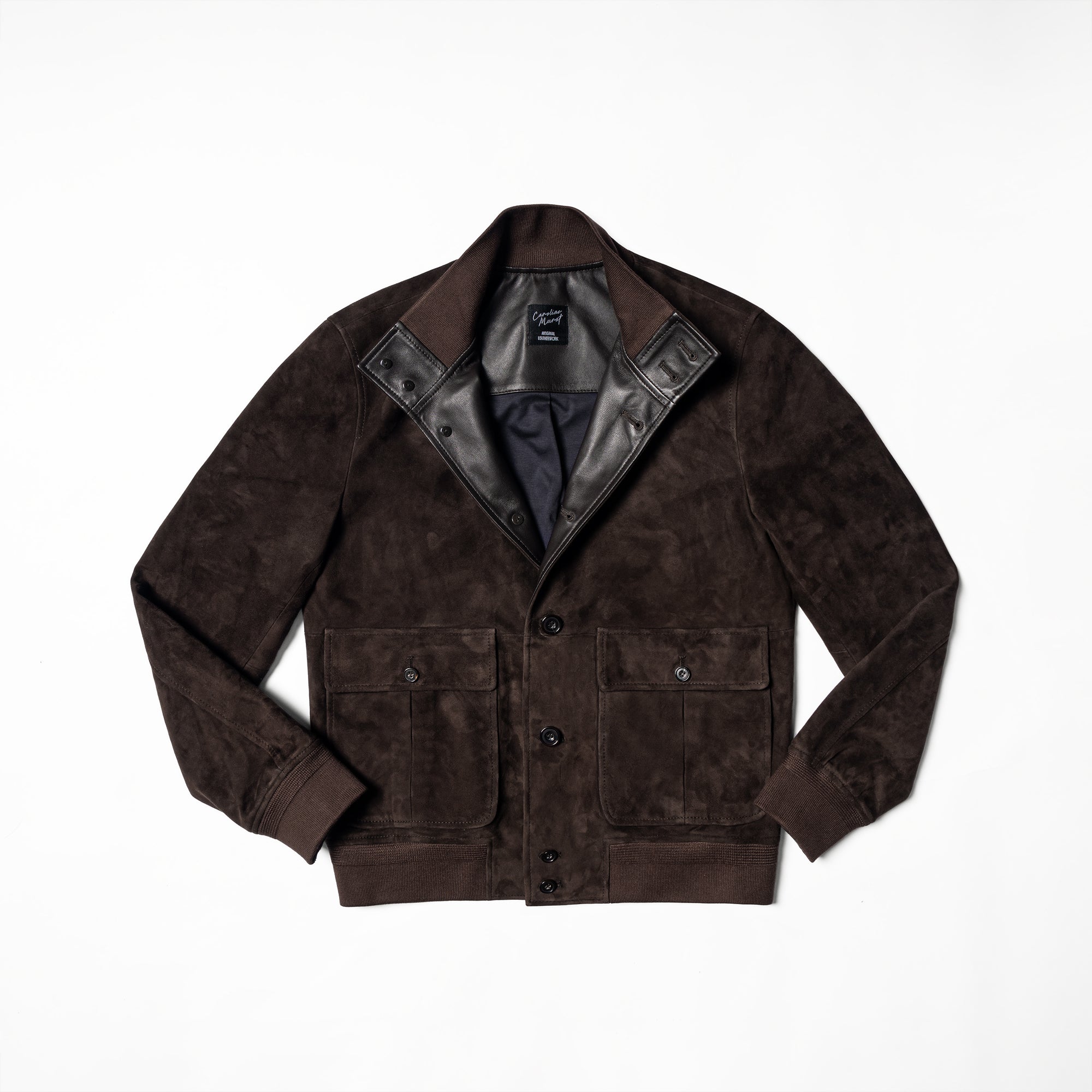Brown Sheepskin Suede A1 Jacket