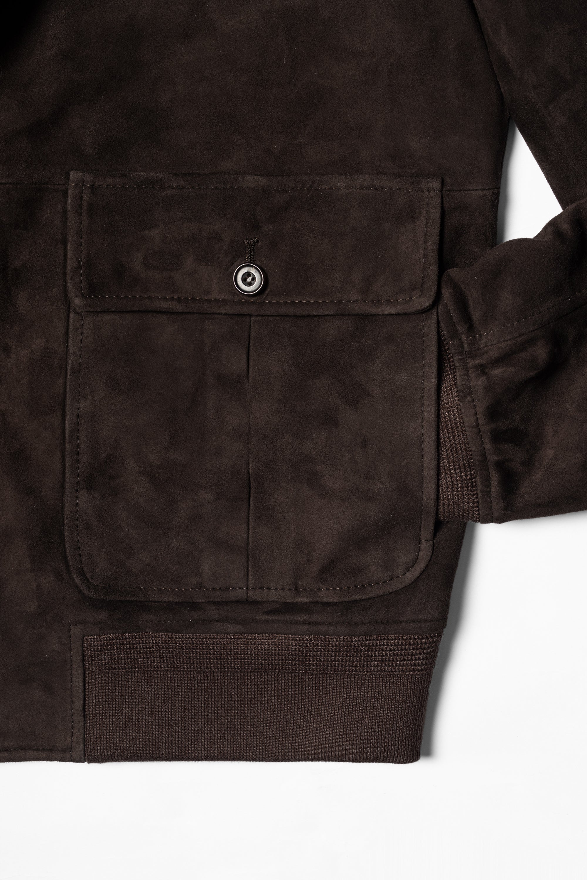 Brown Sheepskin Suede A1 Jacket