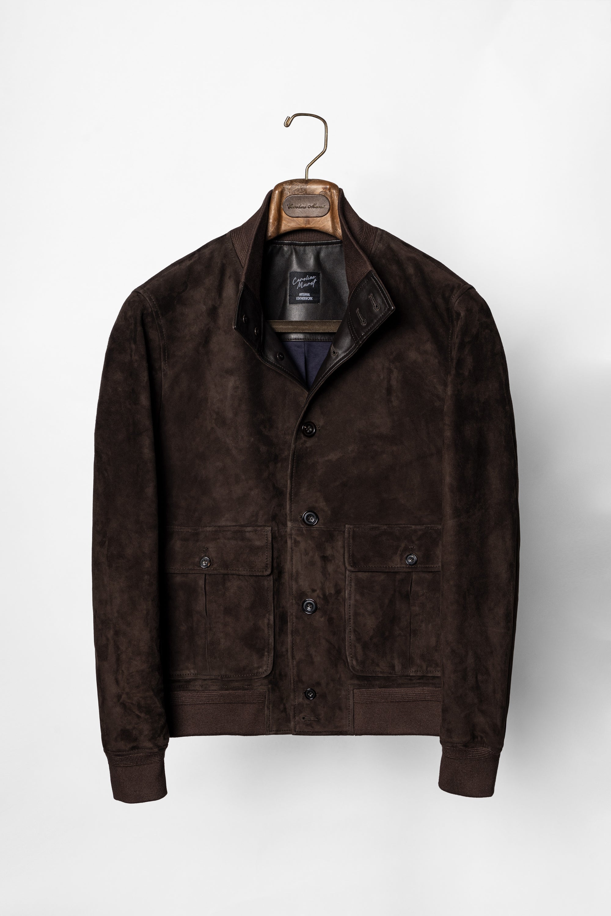 Brown Sheepskin Suede A1 Jacket