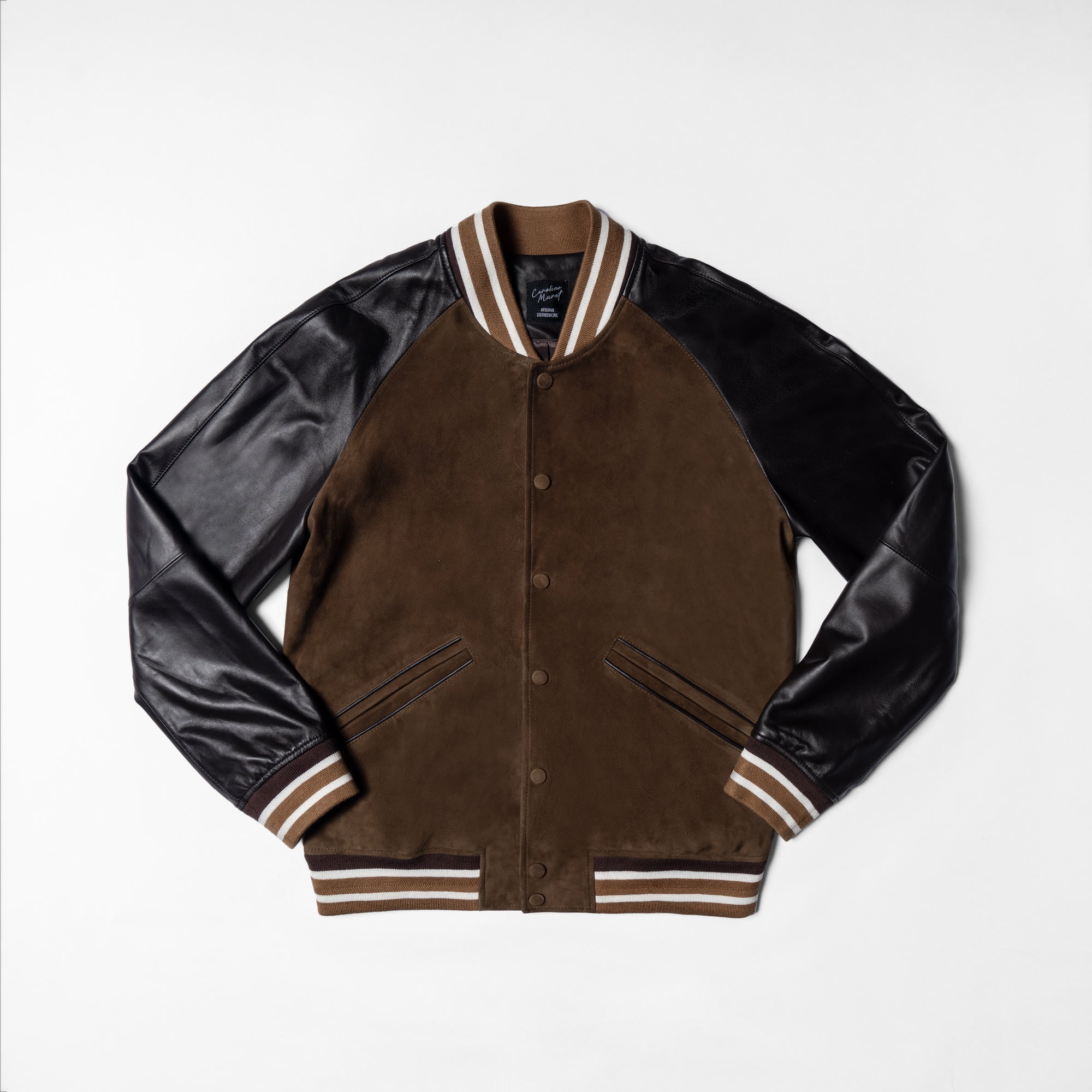 [Preorder] Tobacco Sheepskin Baseball Jacket