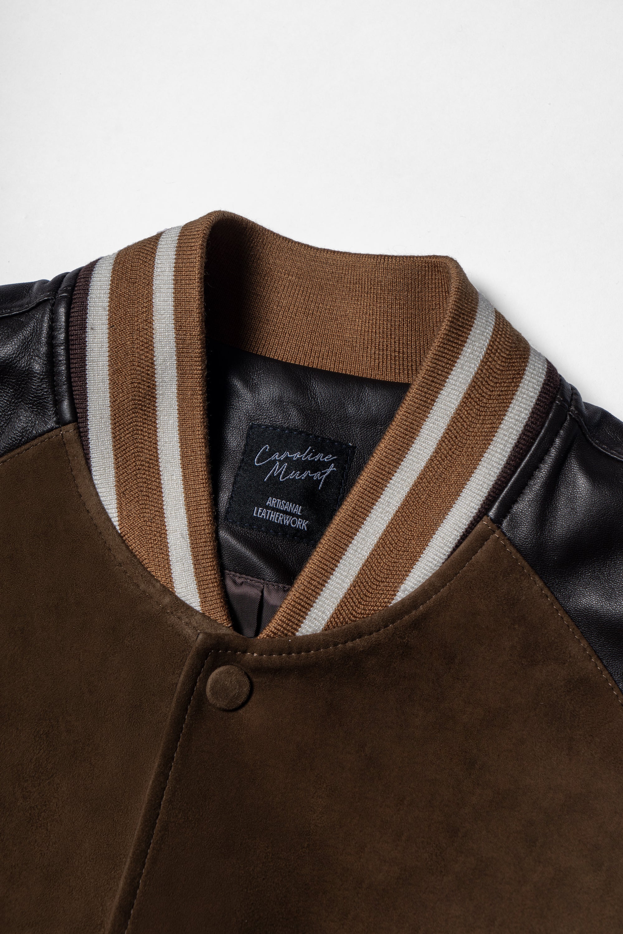 [Preorder] Tobacco Sheepskin Baseball Jacket