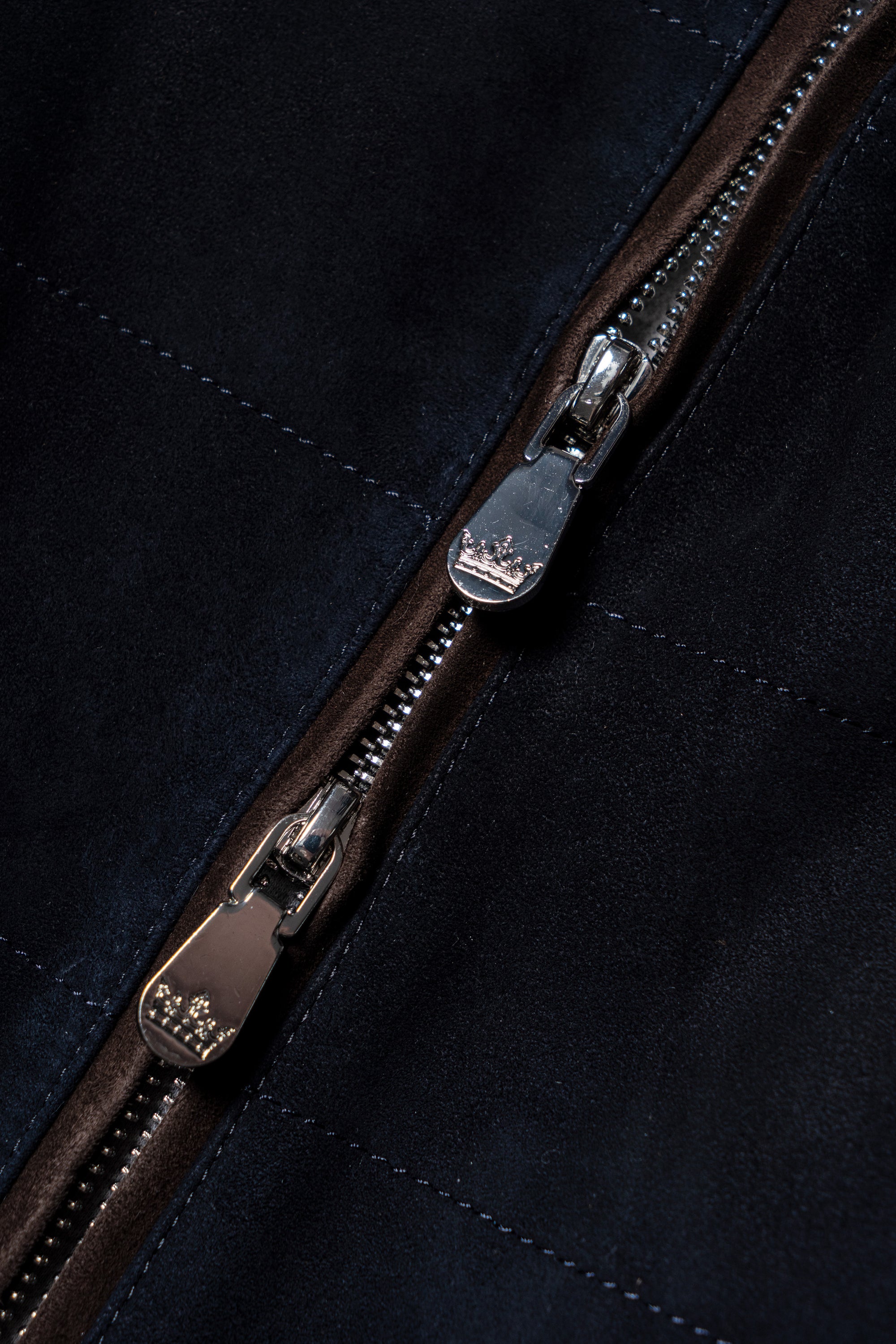 [Preorder] Navy Sheepskin Suede Gilet