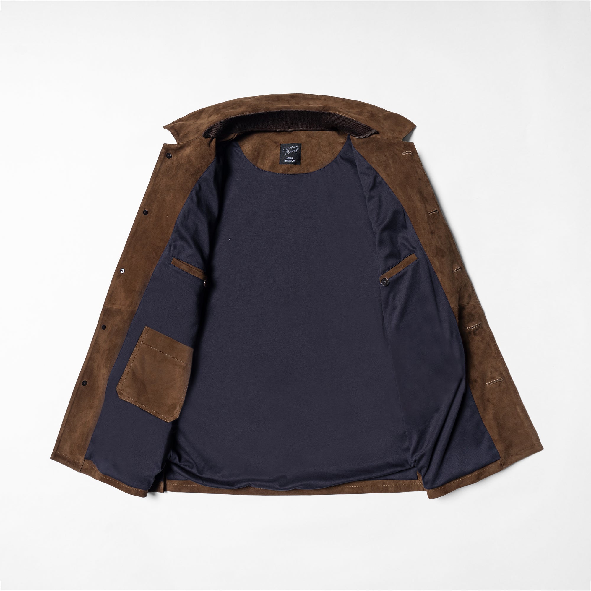 [Preorder] Tobacco Sheepskin Suede Chore Jacket