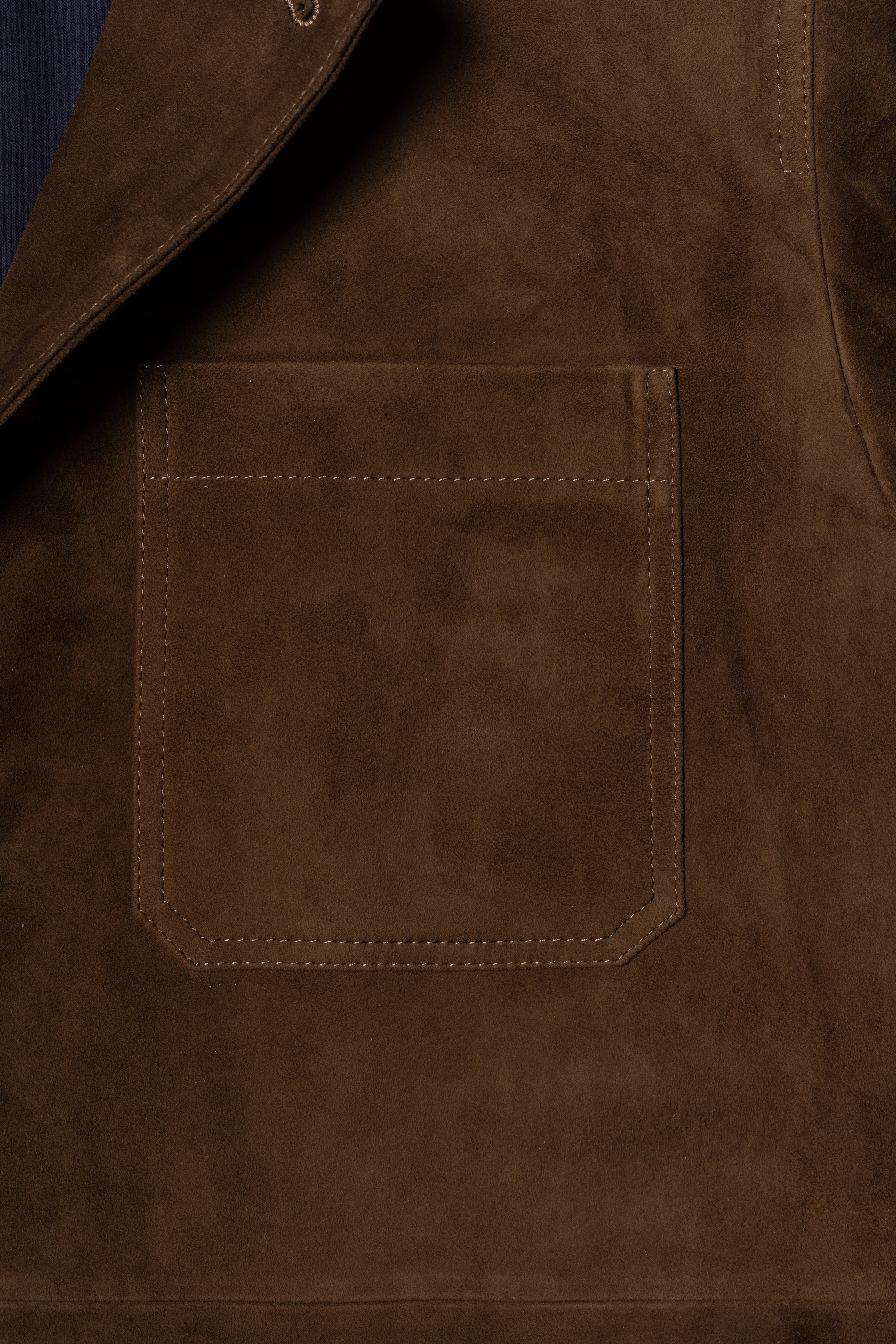 [Preorder] Tobacco Sheepskin Suede Chore Jacket