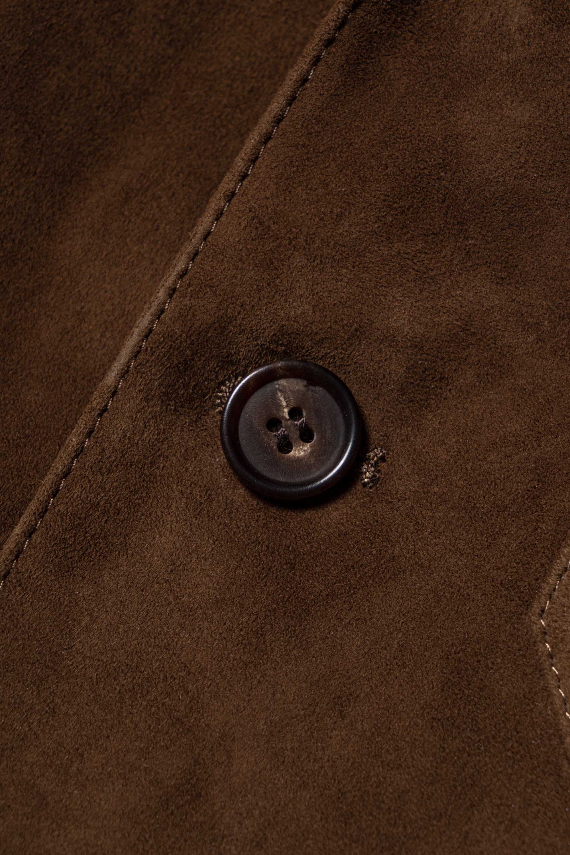 [Preorder] Tobacco Sheepskin Suede Chore Jacket