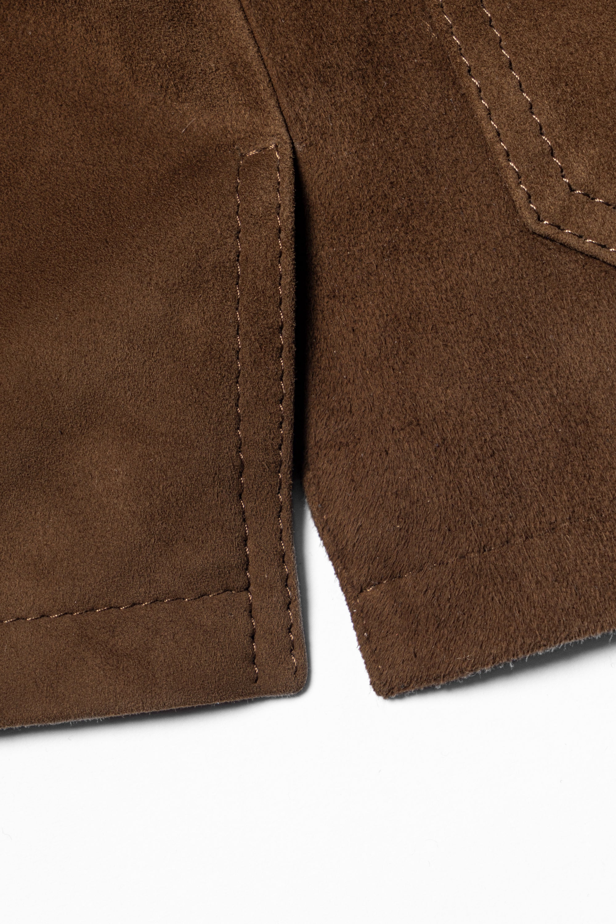 [Preorder] Tobacco Sheepskin Suede Chore Jacket