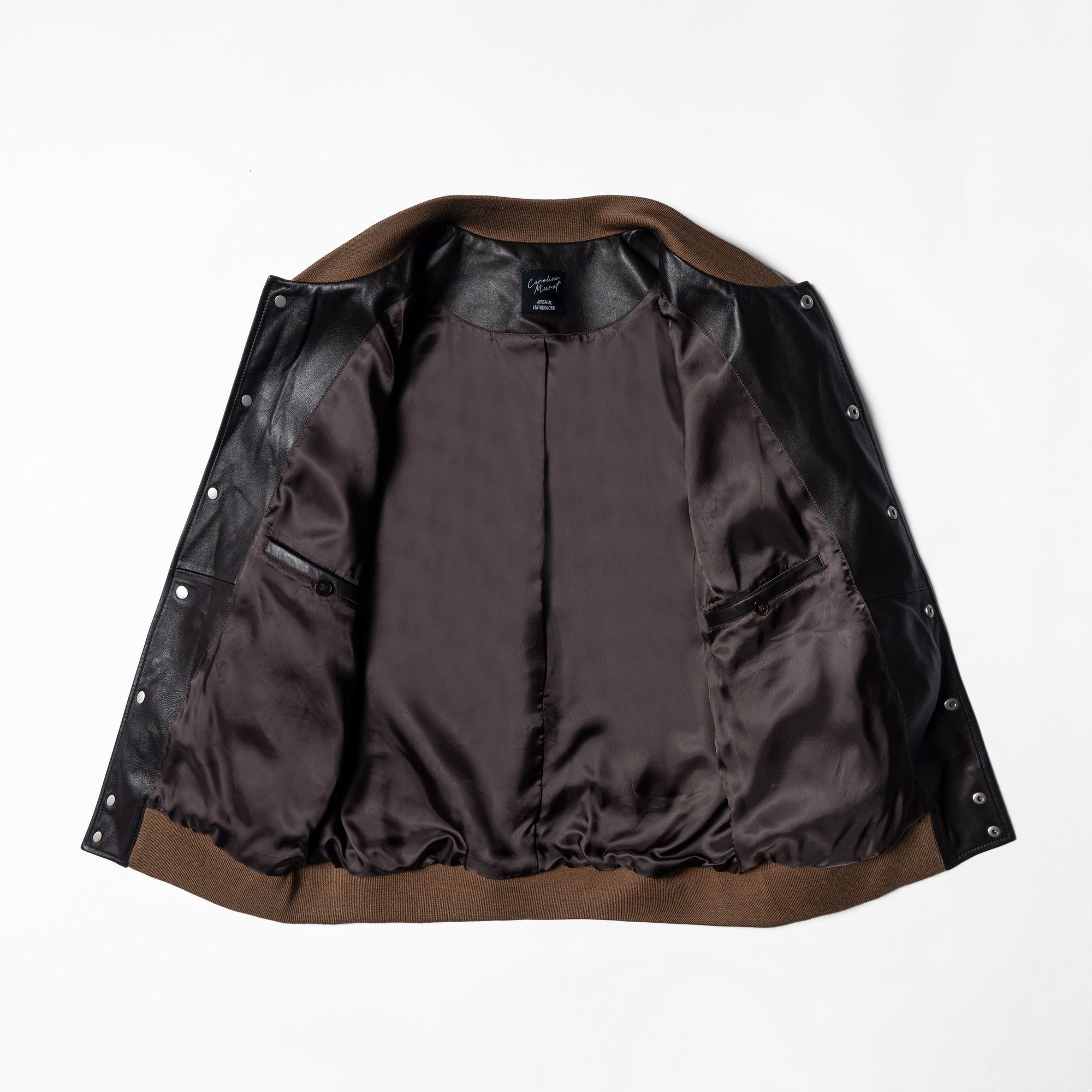 [Preorder] Tobacco Sheepskin Baseball Jacket