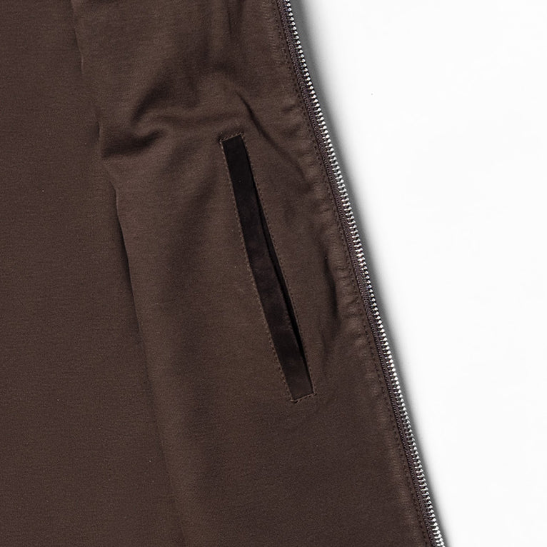 [Preorder] Beige Camel Sheepskin Suede Gilet