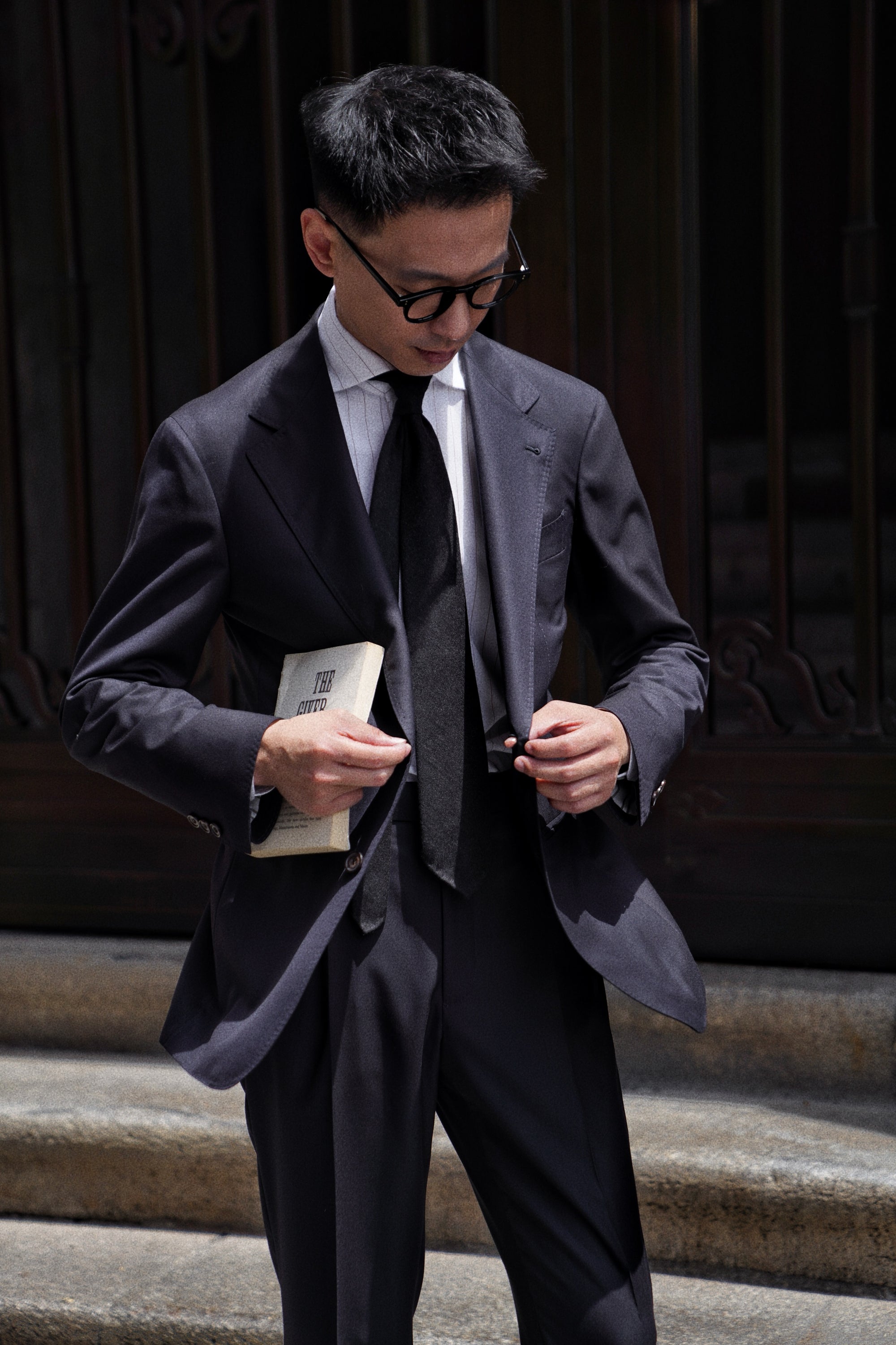 MTO Navy Twill 15 Micron 160s Suit #430