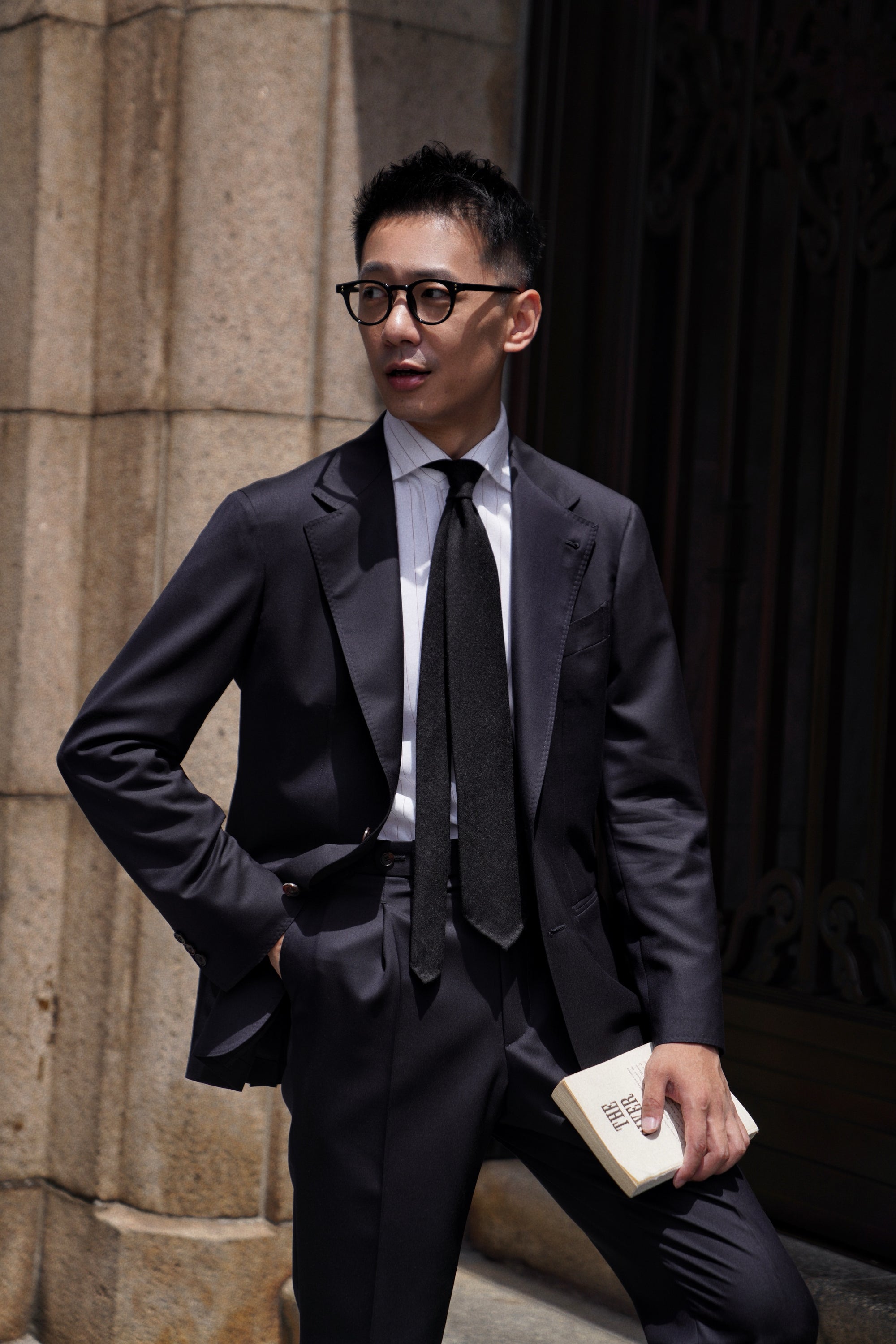 MTO Navy Twill 15 Micron 160s Suit #430
