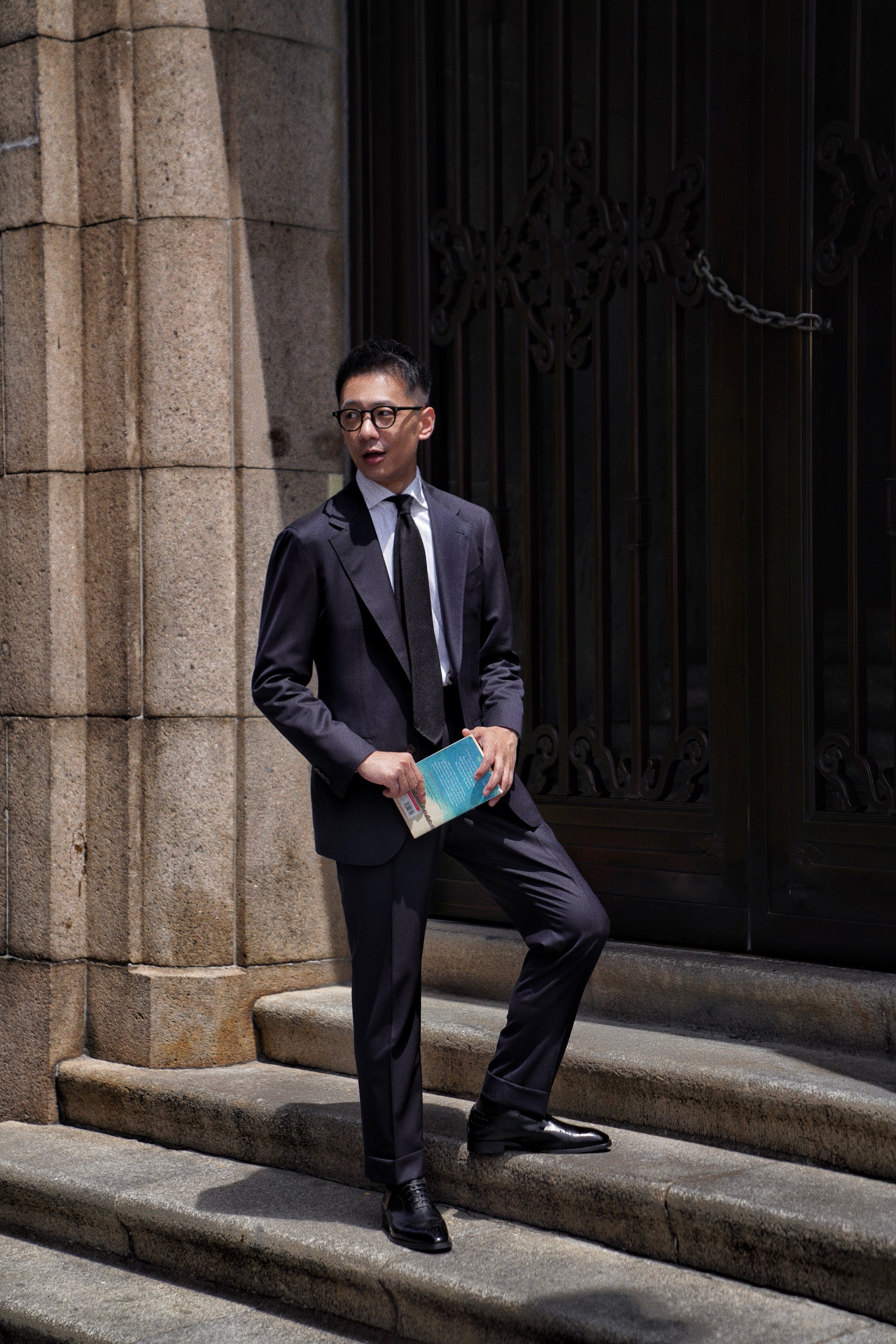 MTO Navy Twill 15 Micron 160s Suit #430