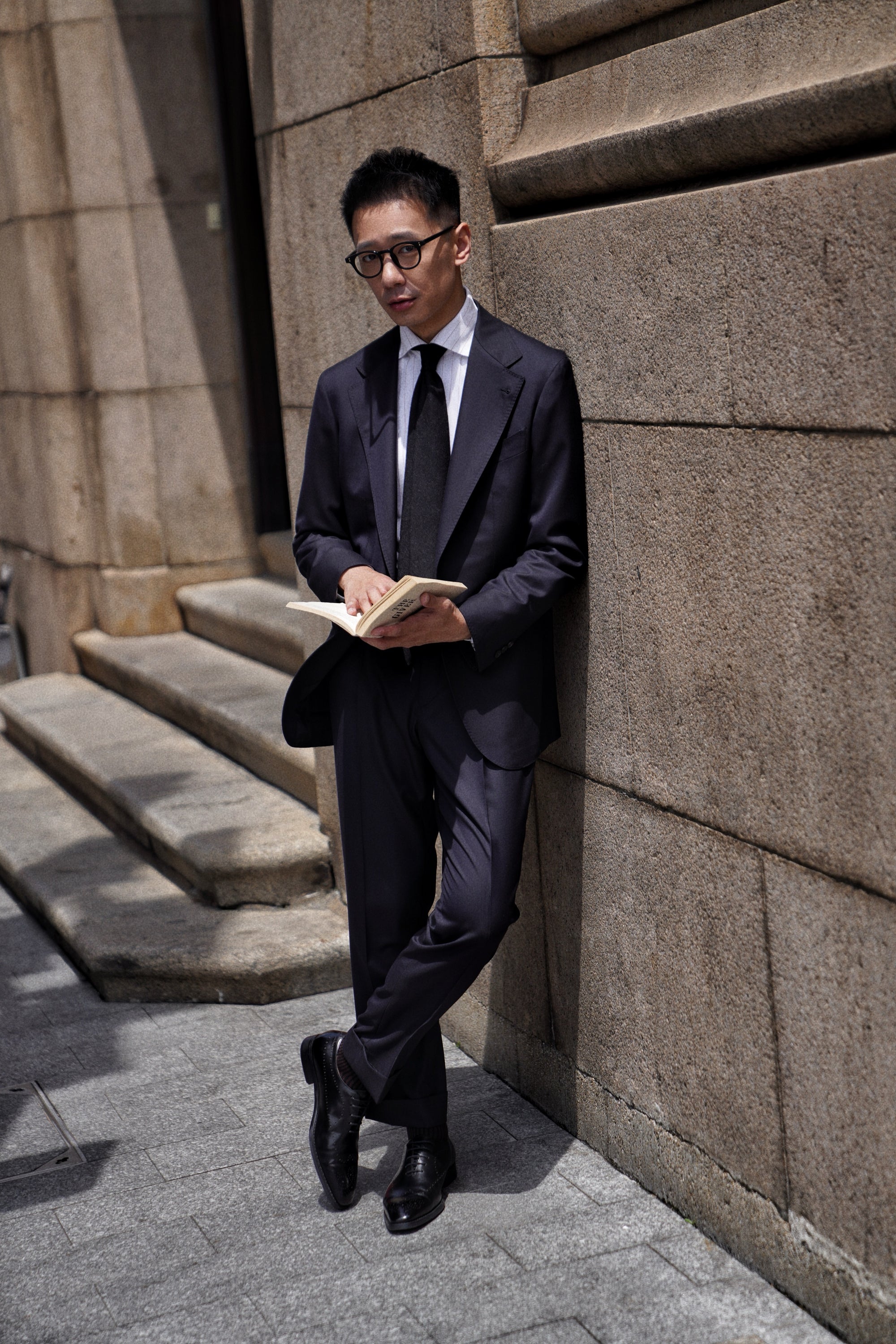 MTO Navy Twill 15 Micron 160s Suit #430