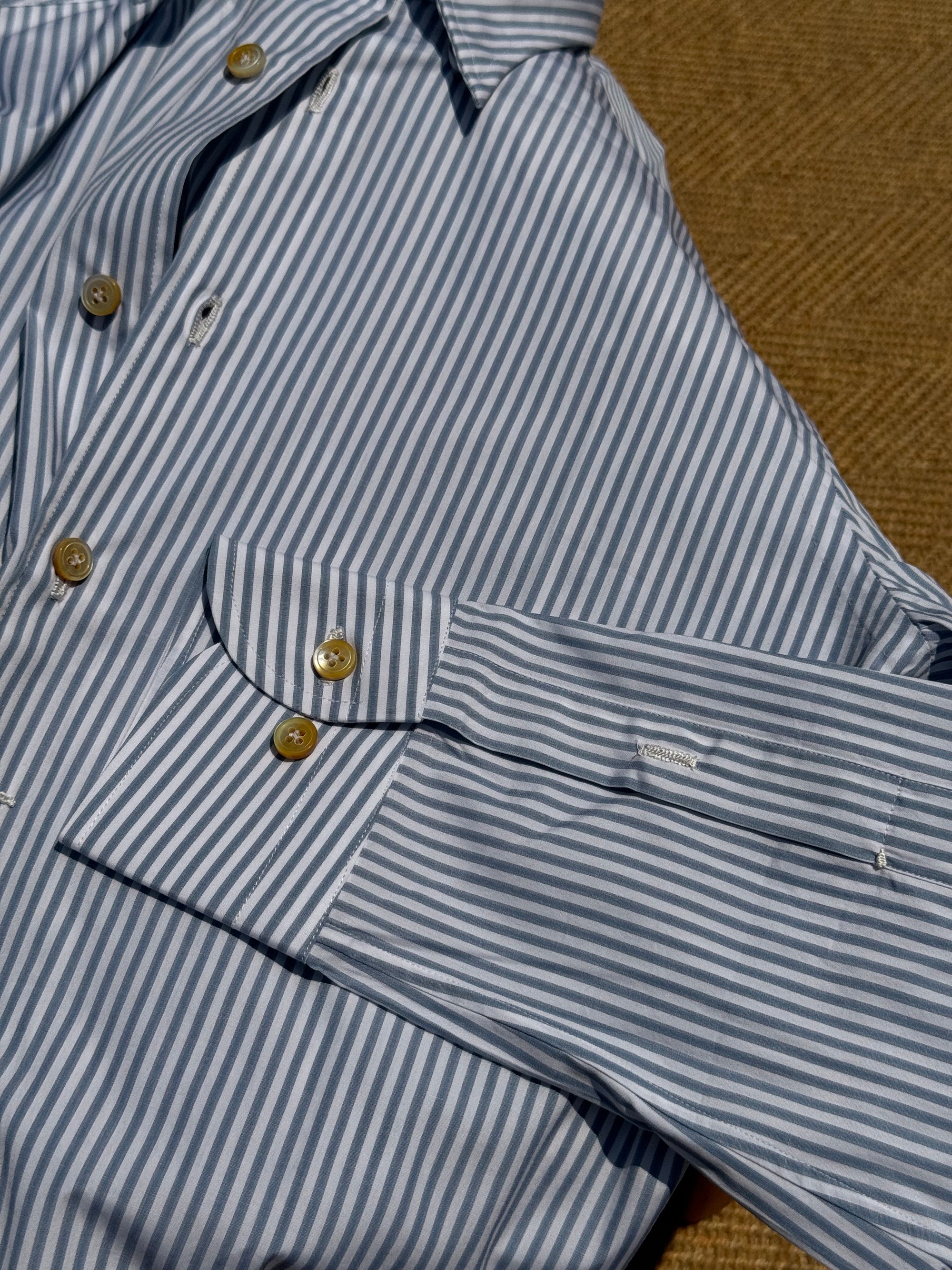 MTO Hand-stitched Stripe Shirt #47 #48