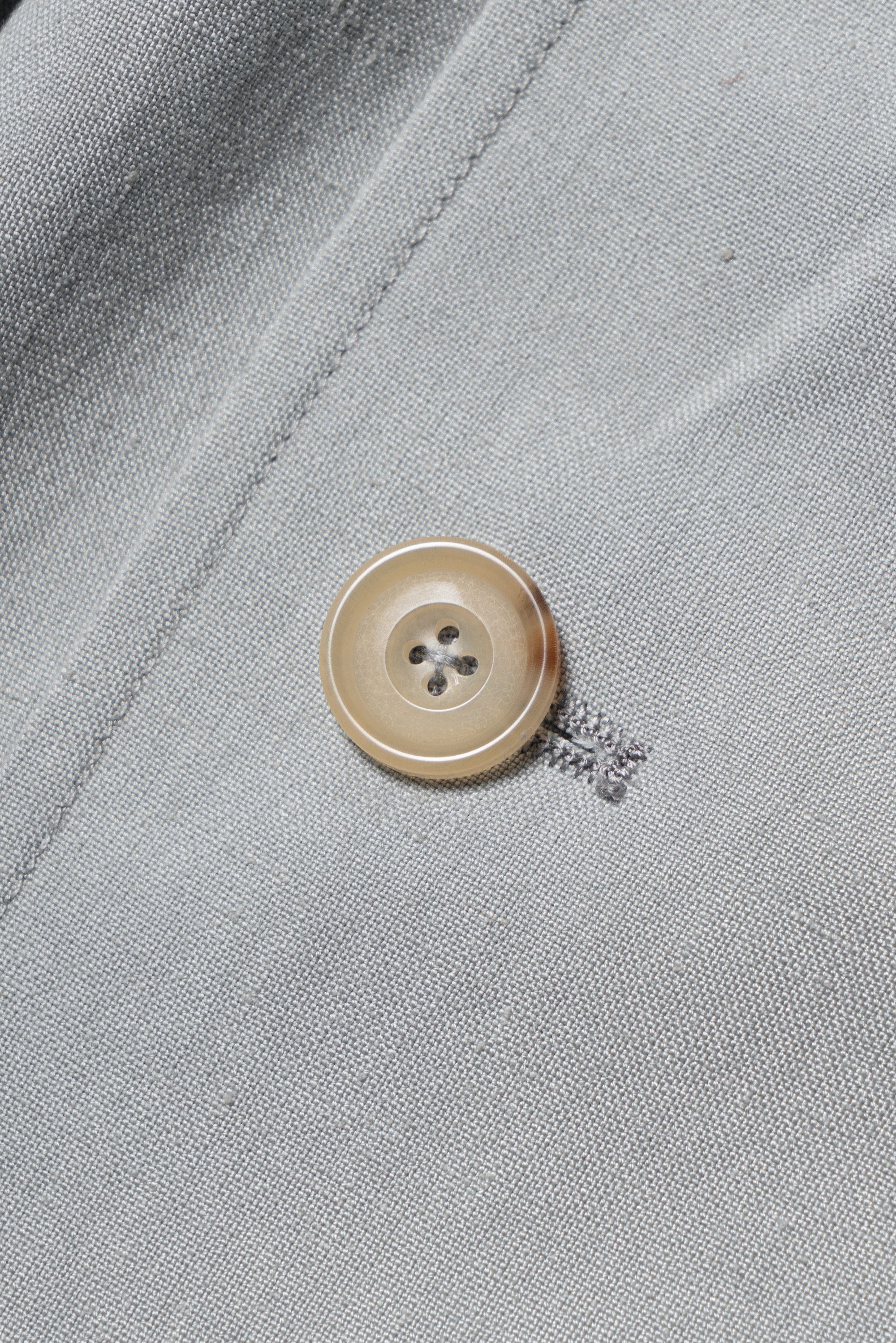 MTO Fog Blue Linen Teba Jacket