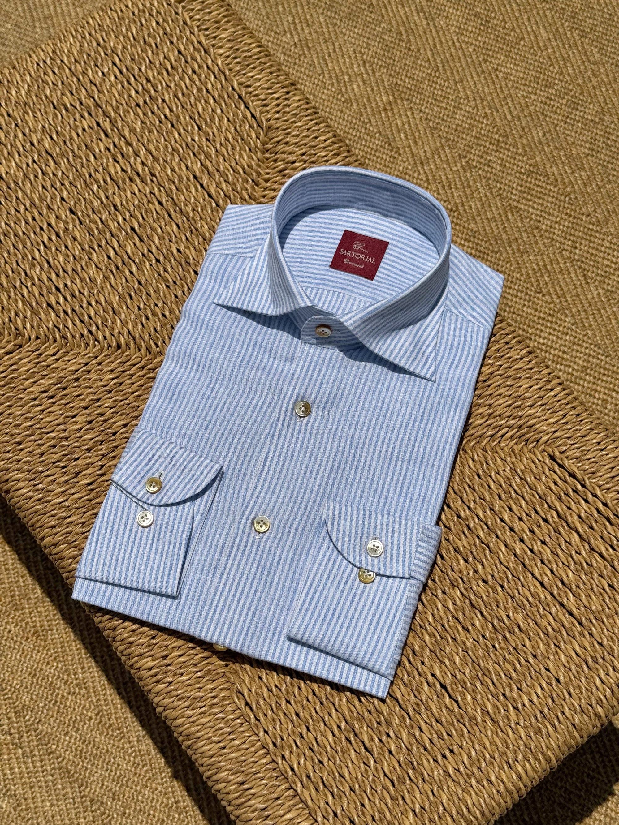 MTO Hand-stitched Solbiati Street Lino Shirt Collection