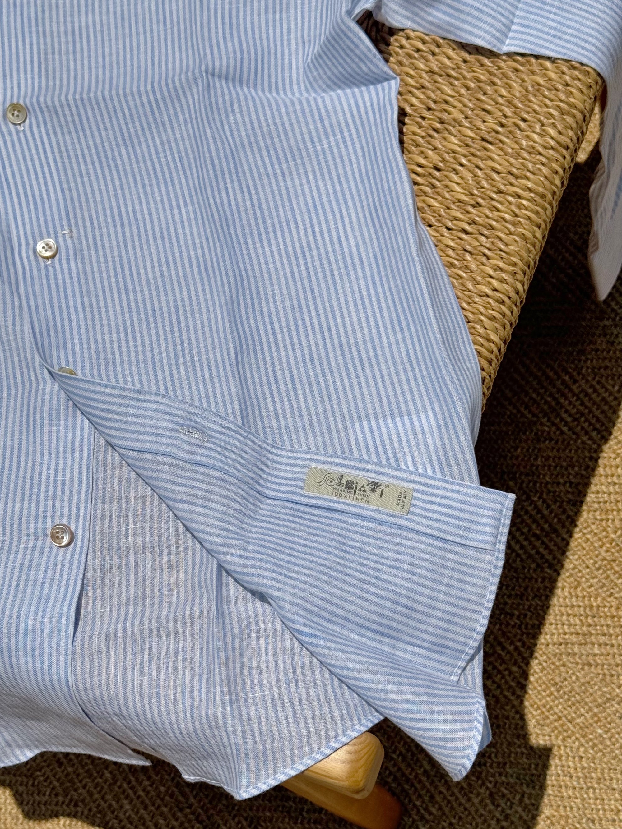 MTO Hand-stitched Solbiati Street Lino Shirt Collection