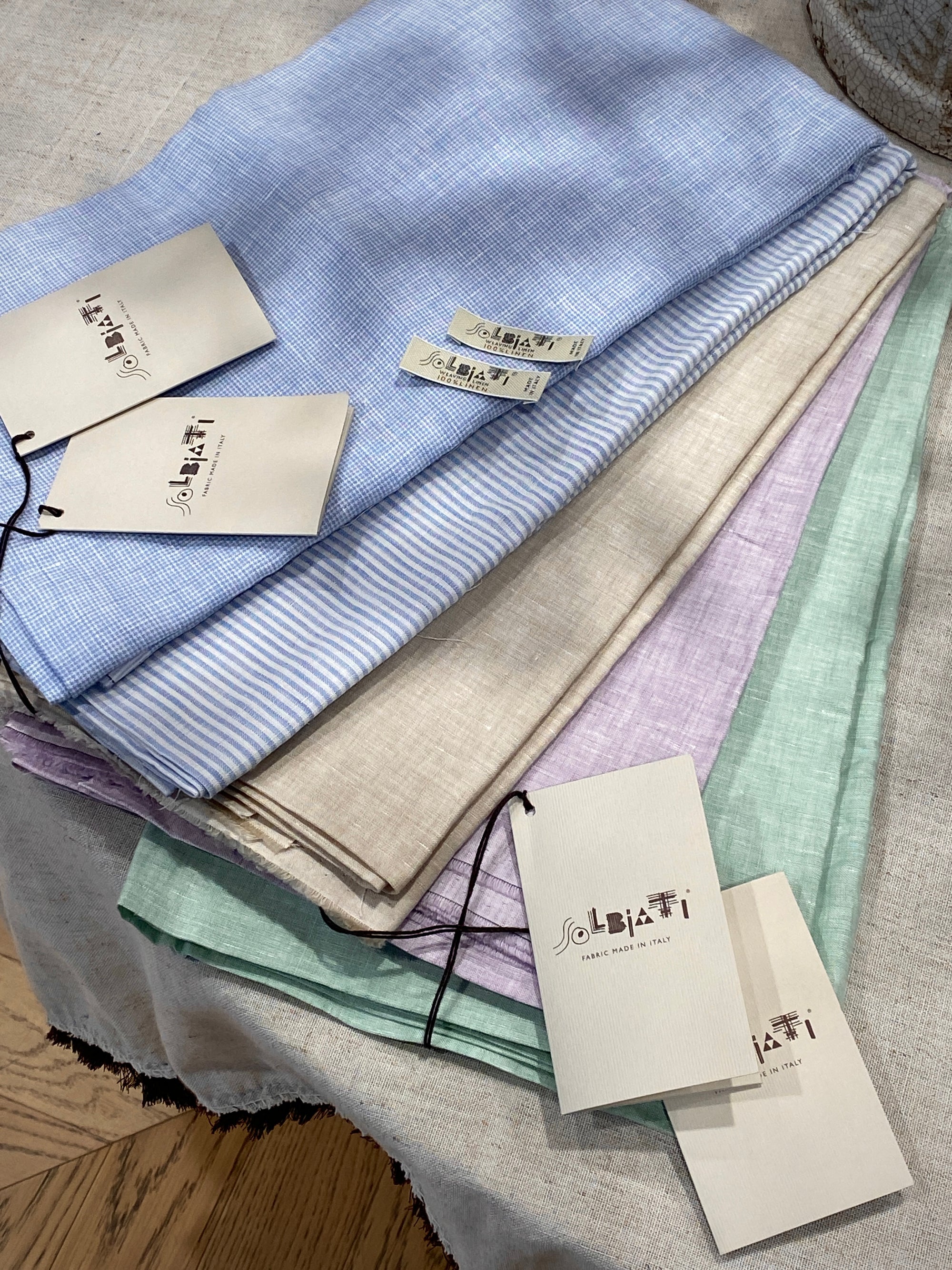 MTO Hand-stitched Solbiati Street Lino Shirt Collection