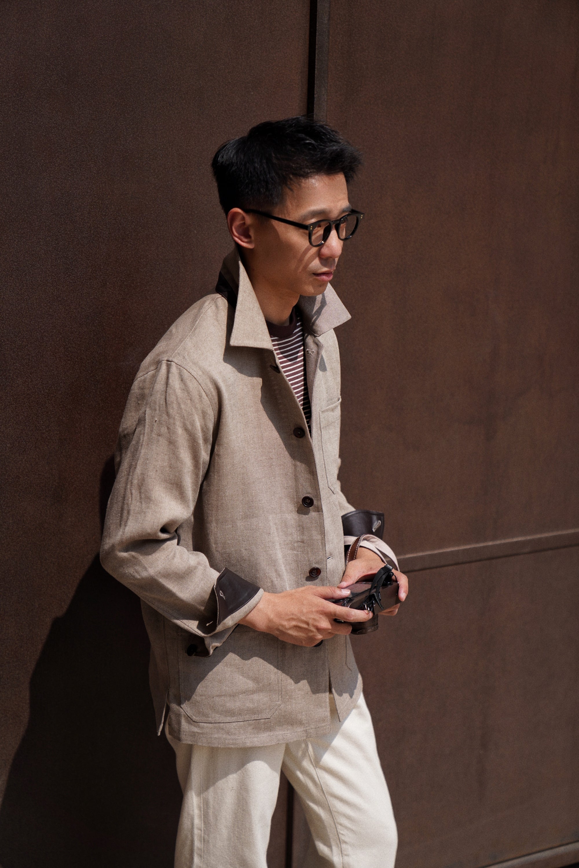 MTO Neutral Linen Chore Jacket
