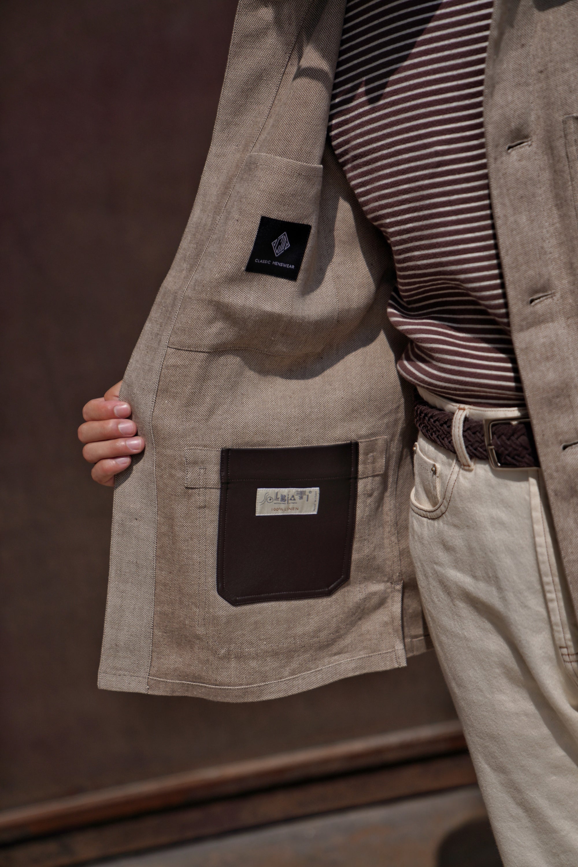 MTO Neutral Linen Chore Jacket