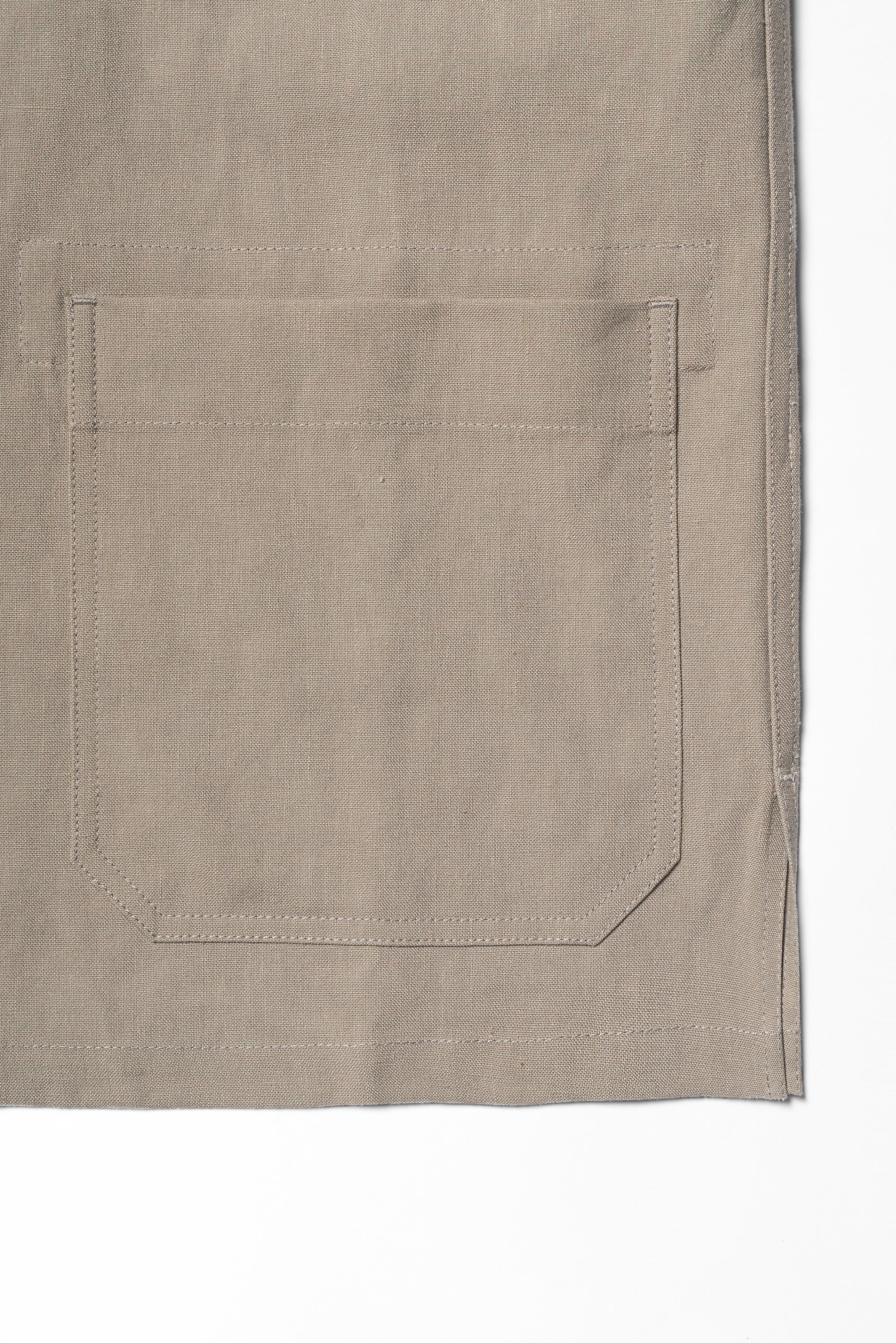 MTO Taupe Linen Chore Jacket