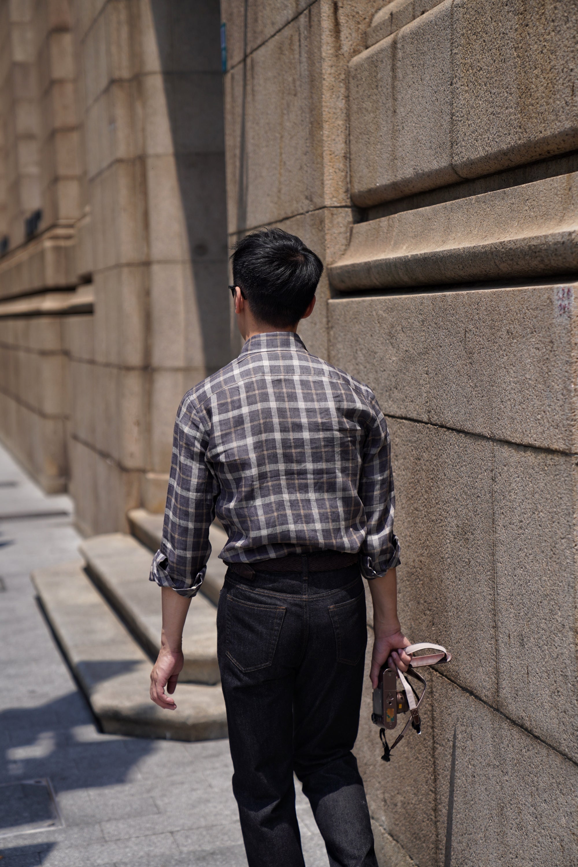 MTO Plaid Linen Shirt #501 #503