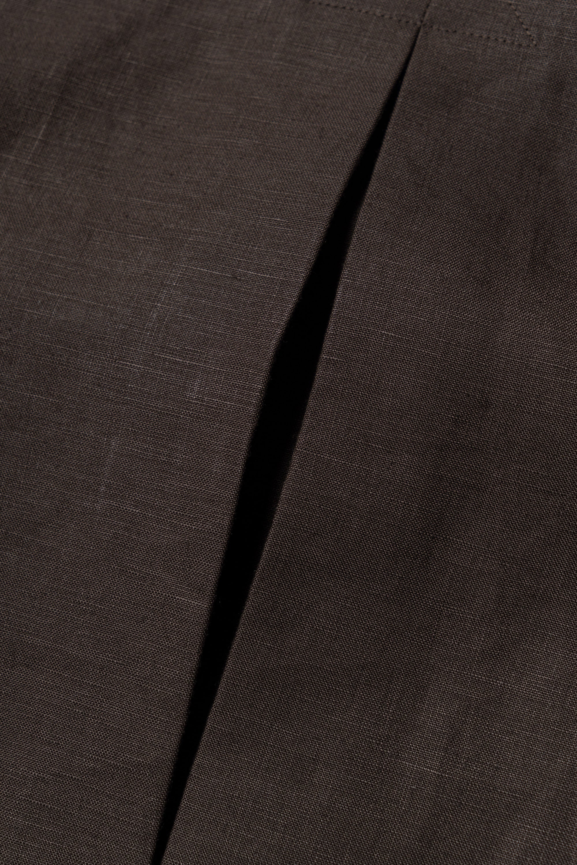 MTO Dark Brown Irish Linen M42 Jacket