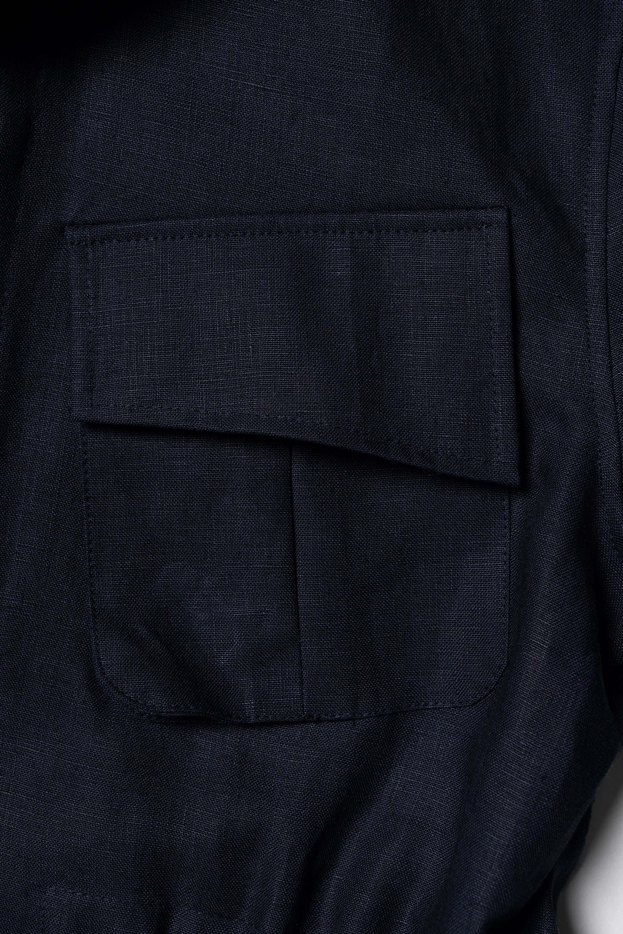 MTO Ink Blue Irish Linen M42 Jacket