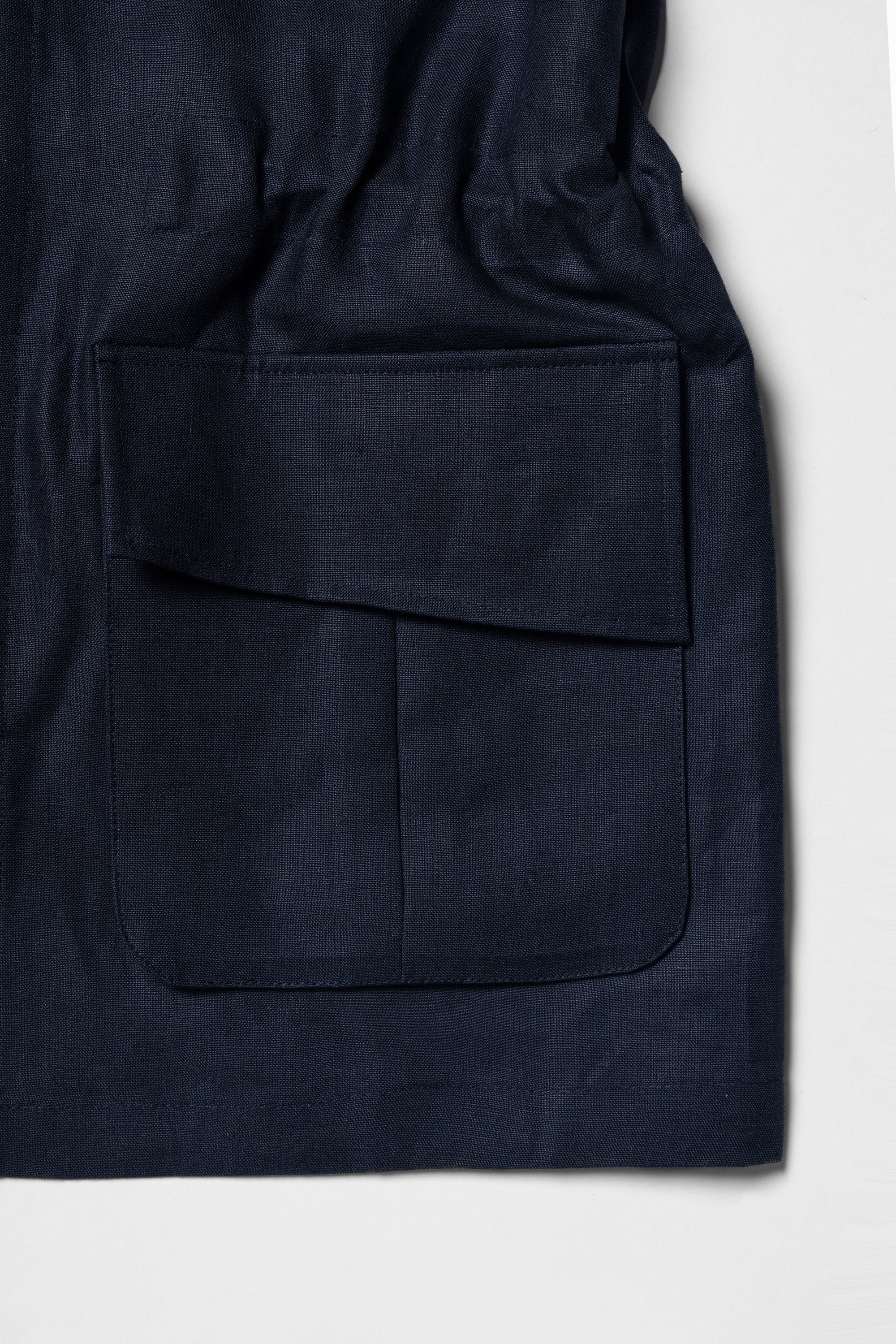 MTO Ink Blue Irish Linen M42 Jacket