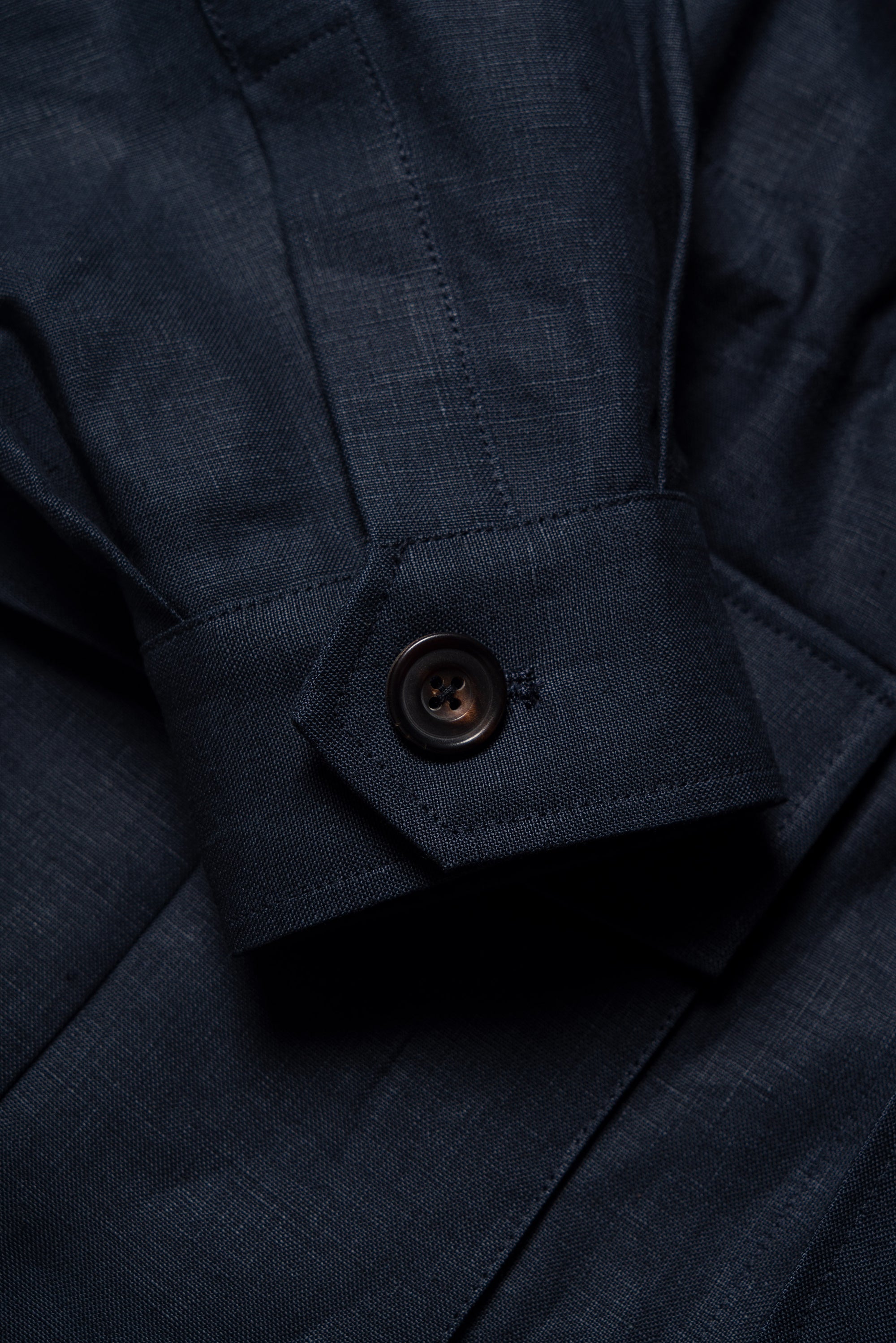 MTO Ink Blue Irish Linen M42 Jacket
