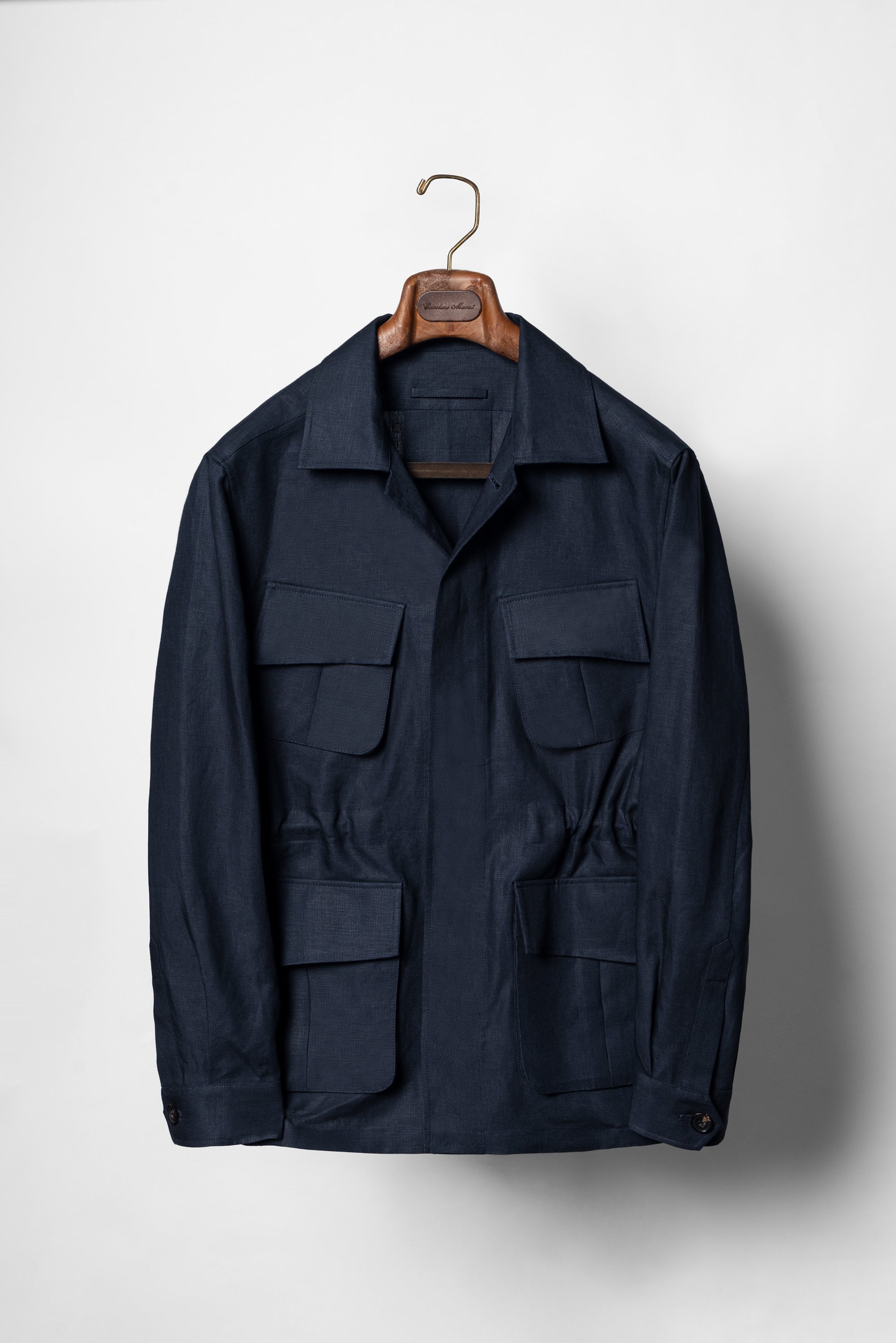 MTO Ink Blue Irish Linen M42 Jacket