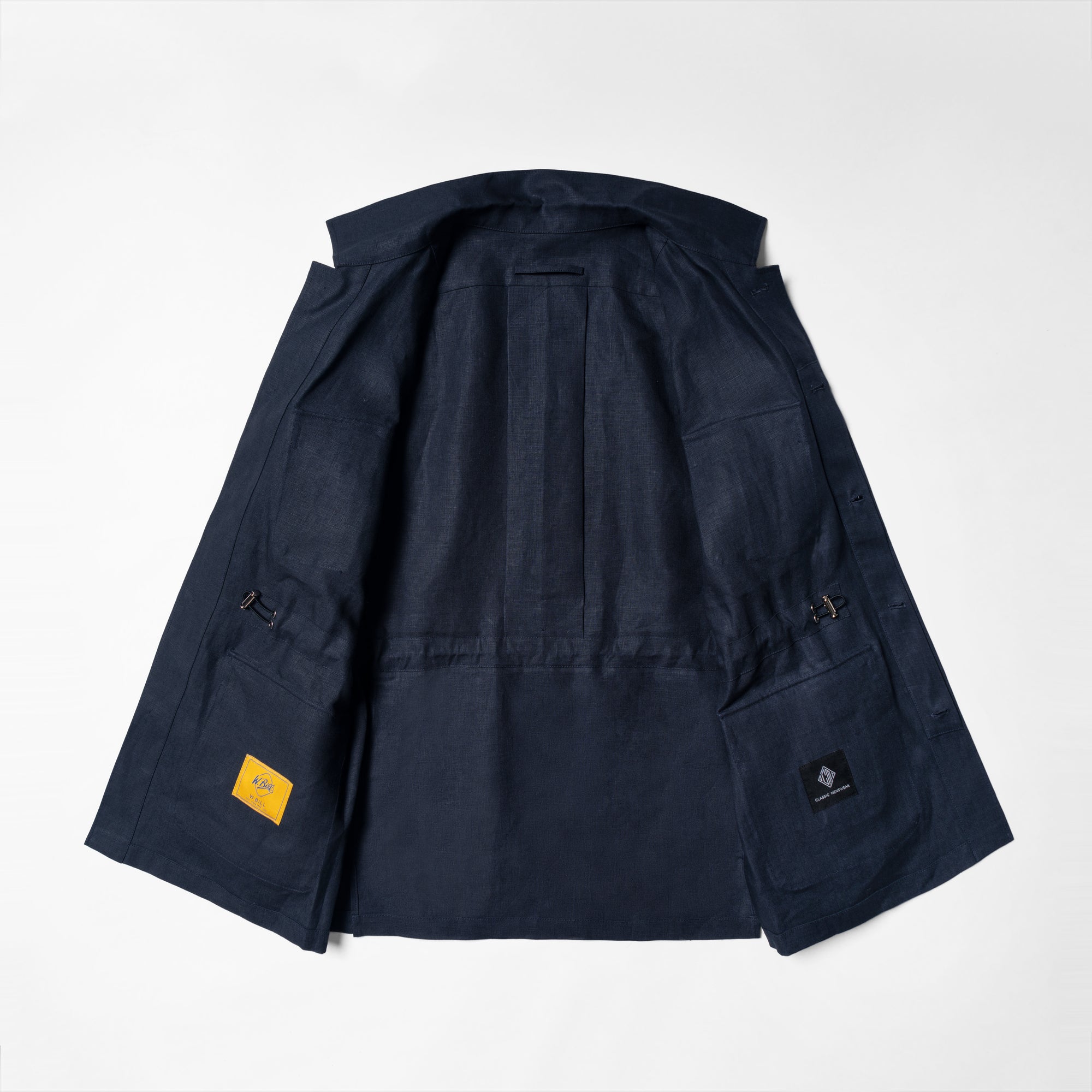 MTO Ink Blue Irish Linen M42 Jacket