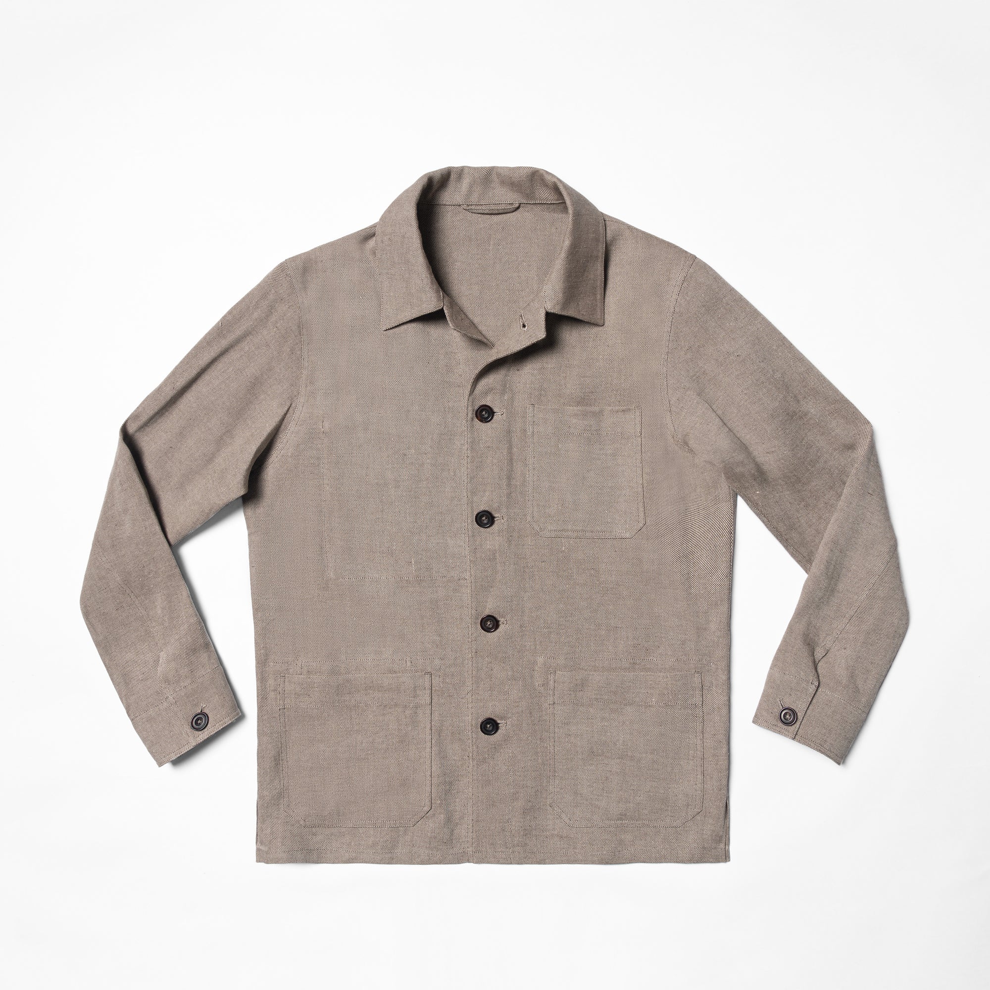 MTO Neutral Linen Chore Jacket