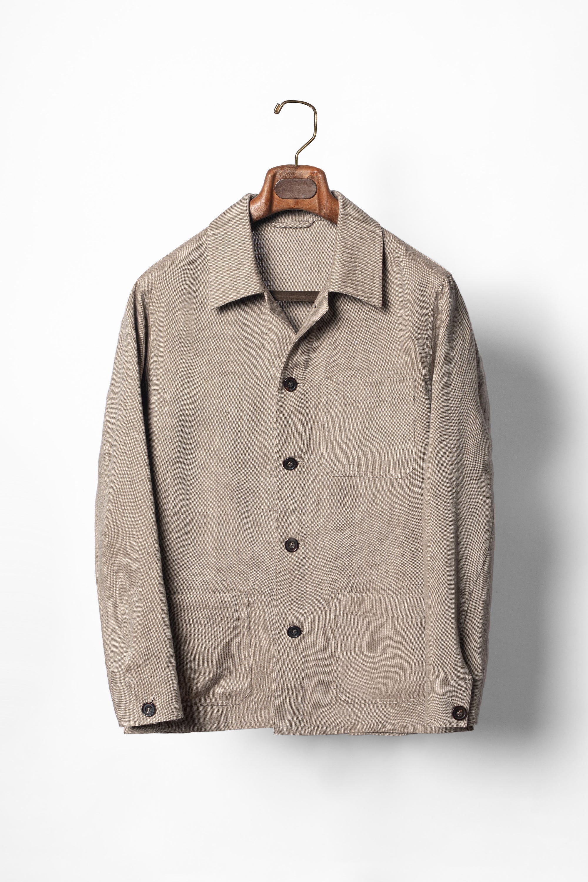 MTO Neutral Linen Chore Jacket