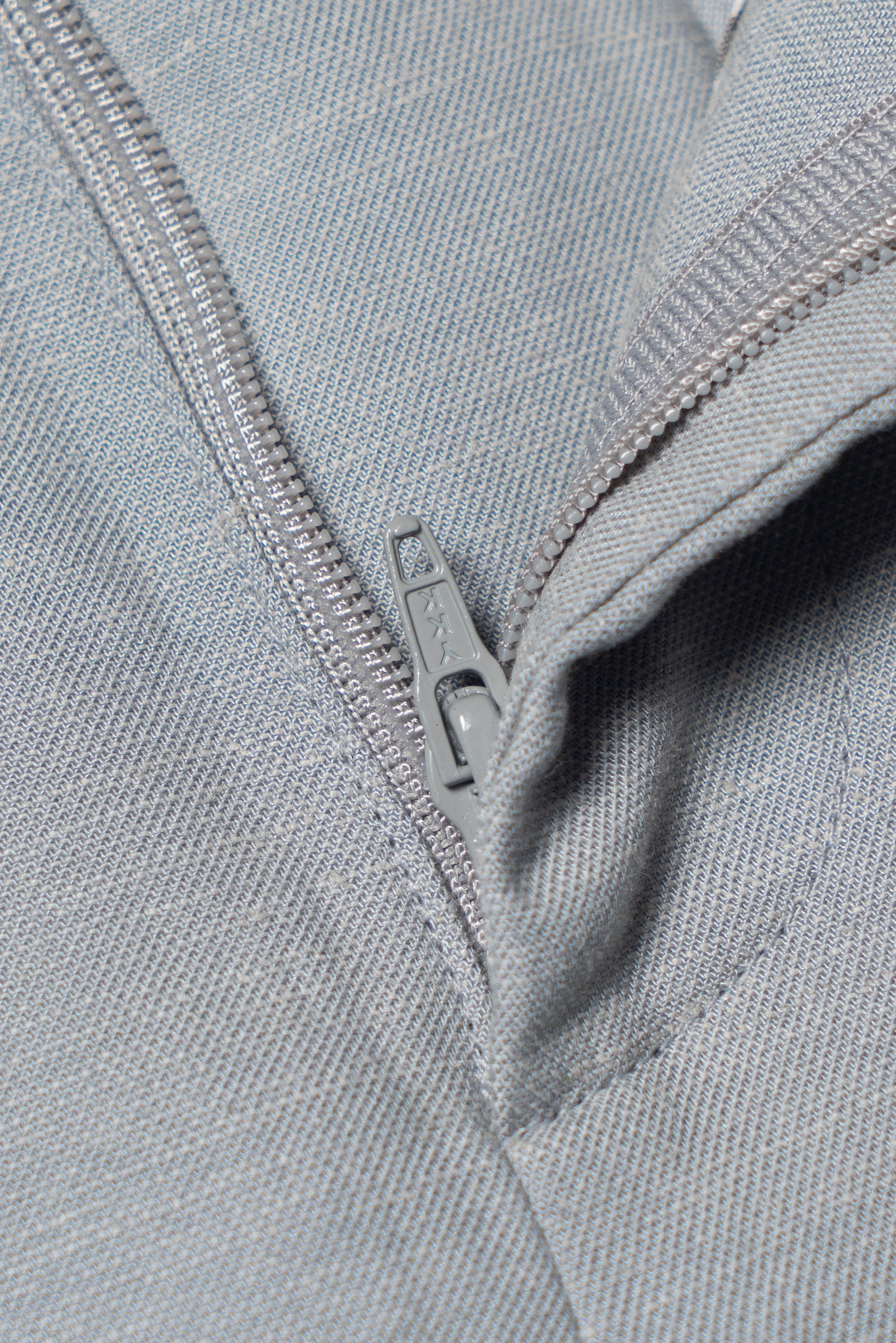 Rhino Grey Cotton Linen Tencel Drawstring Trousers #453