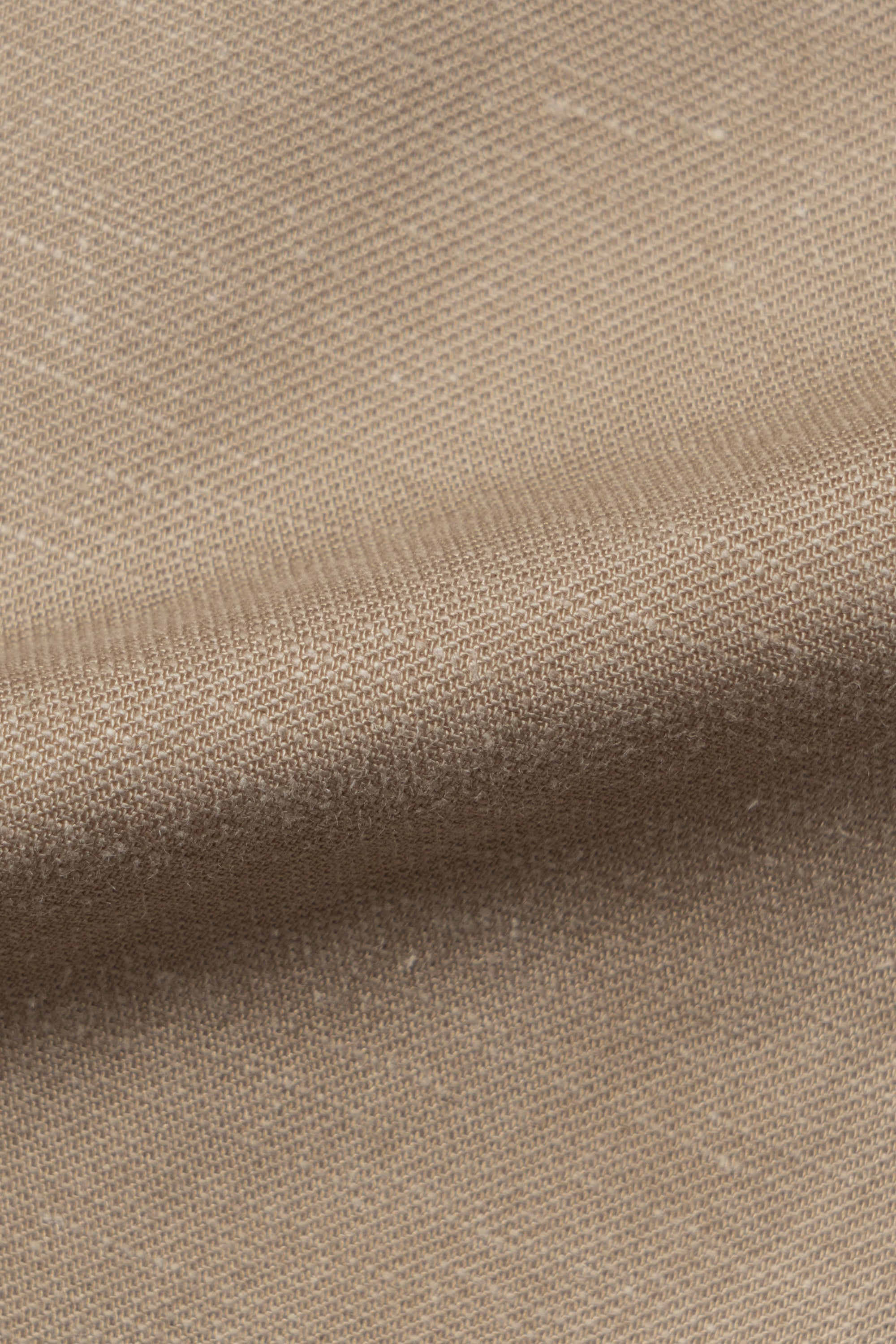 Khaki Cotton Linen Tencel Drawstring Trousers #454