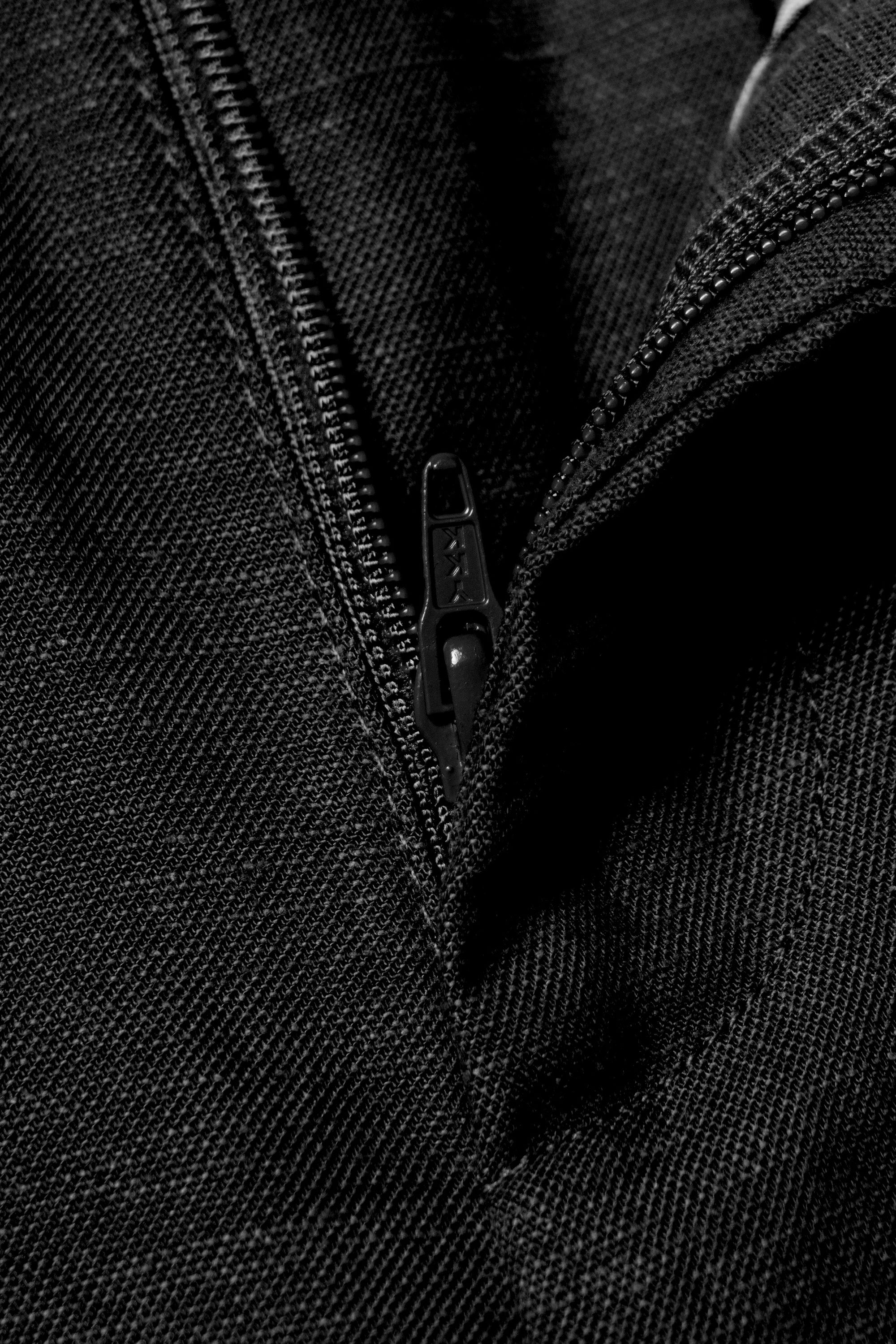Graphite Cotton Linen Tencel Drawstring Trousers #452