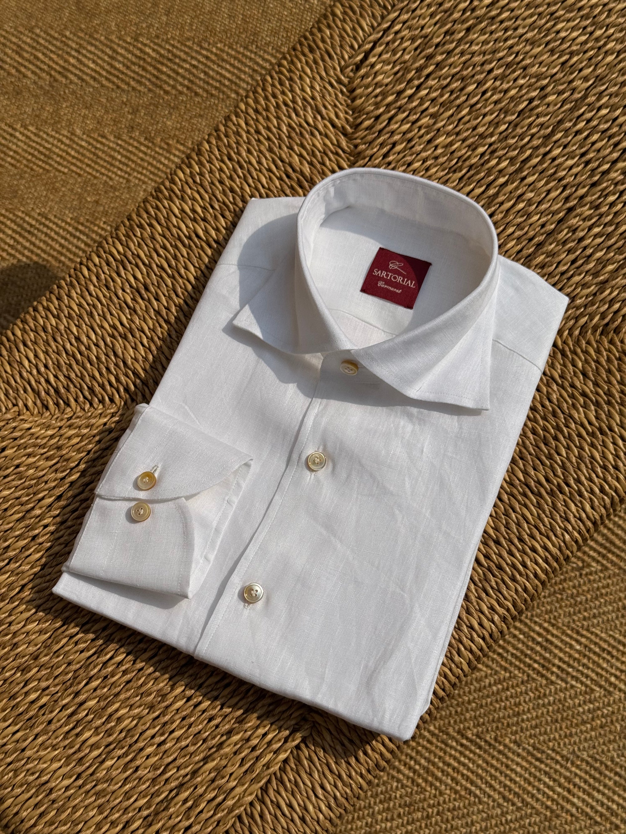 MTO Hand Stitched Linen Shirt #49 #50 #51