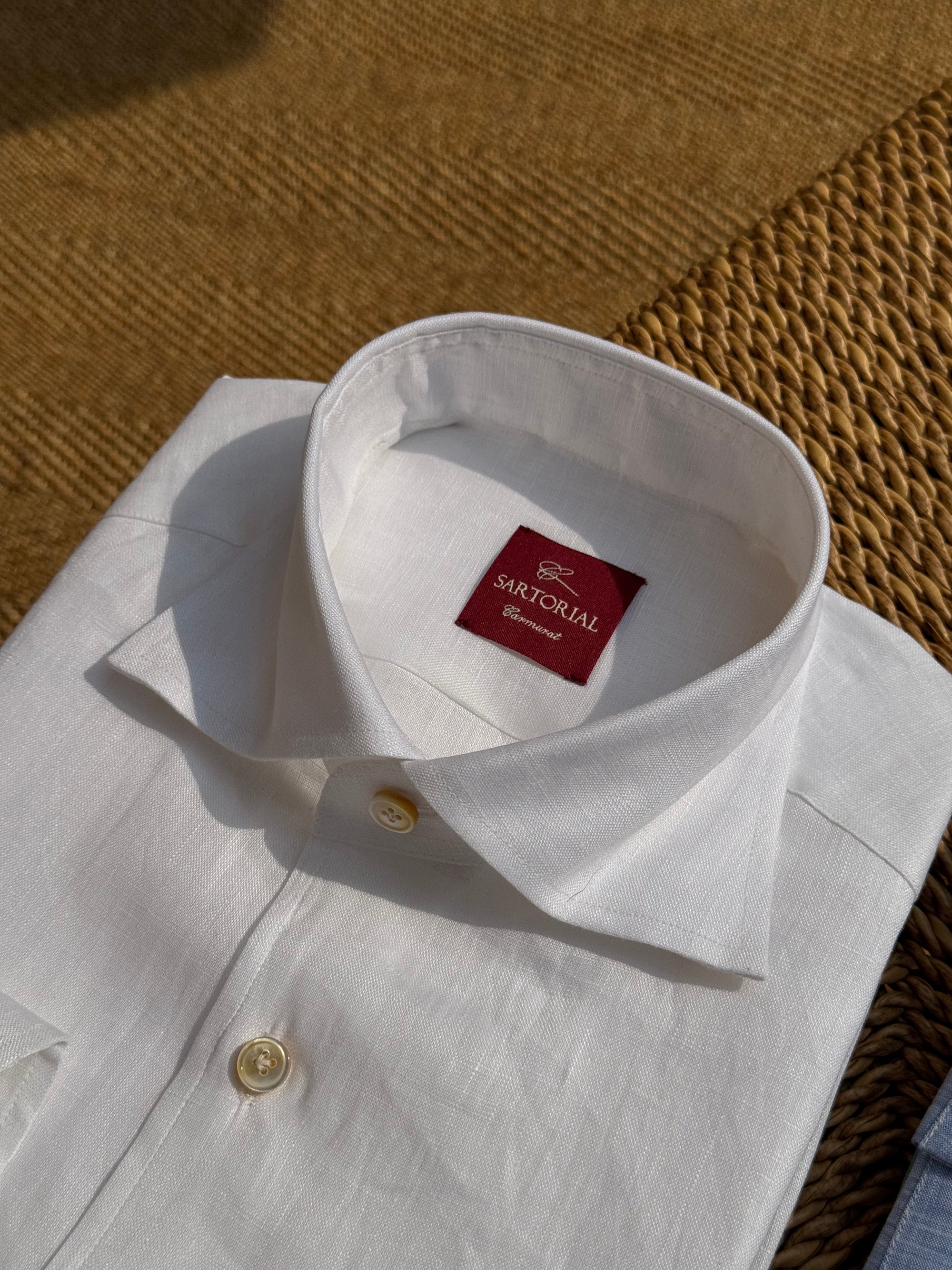 MTO Hand Stitched Linen Shirt #49 #50 #51