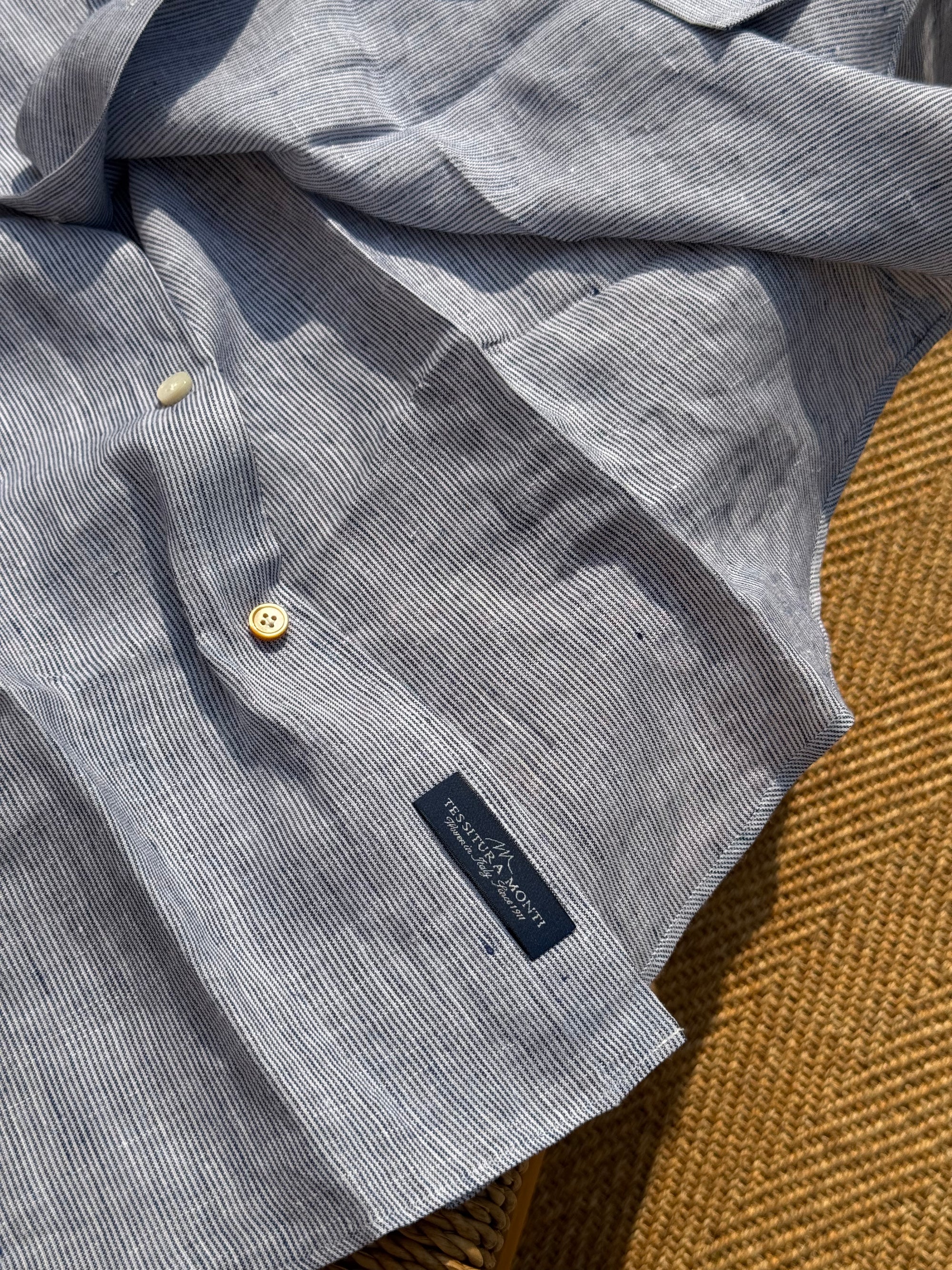 MTO Hand Stitched Linen Shirt #49 #50 #51