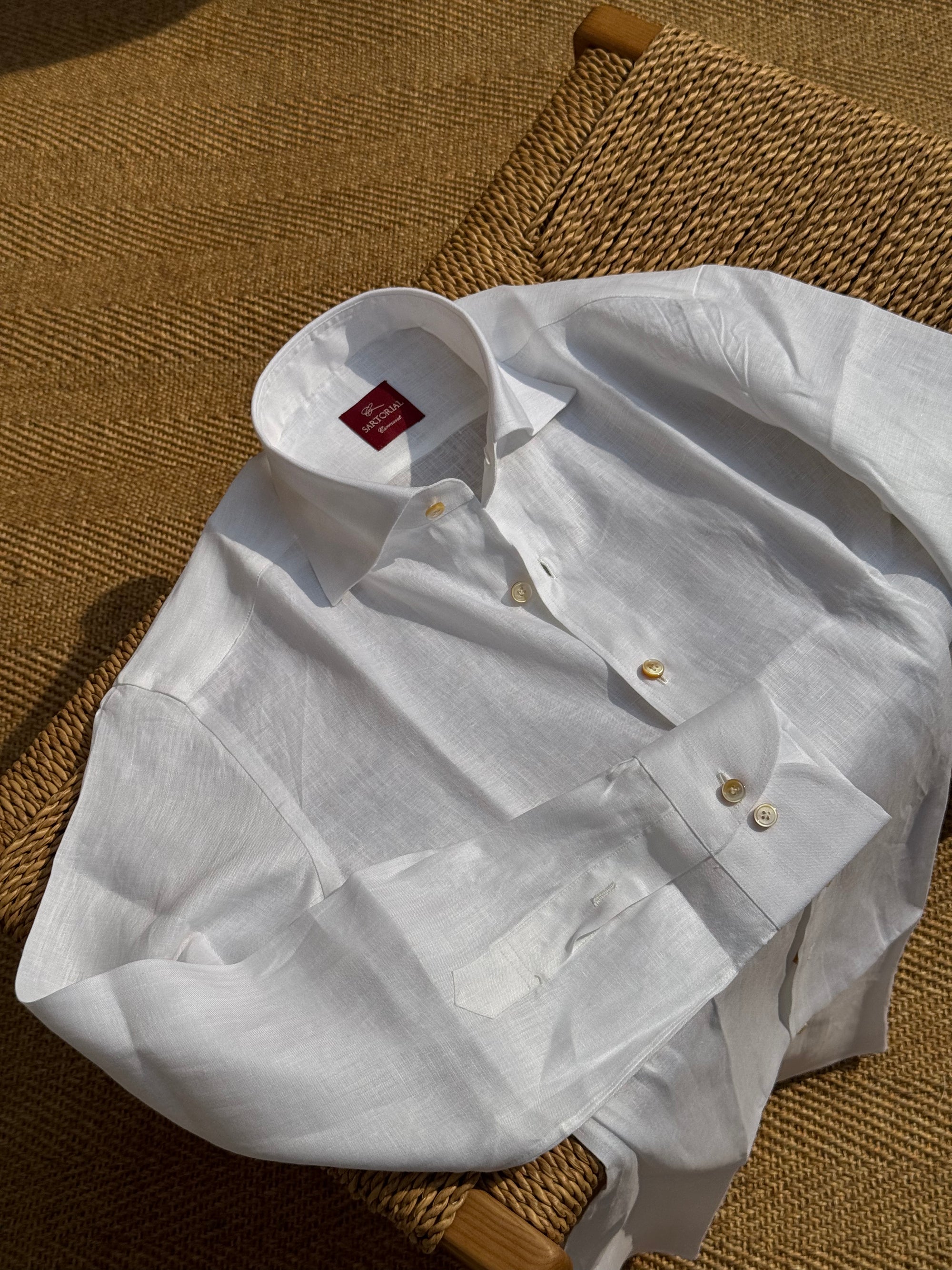 MTO Hand Stitched Linen Shirt #49 #50 #51
