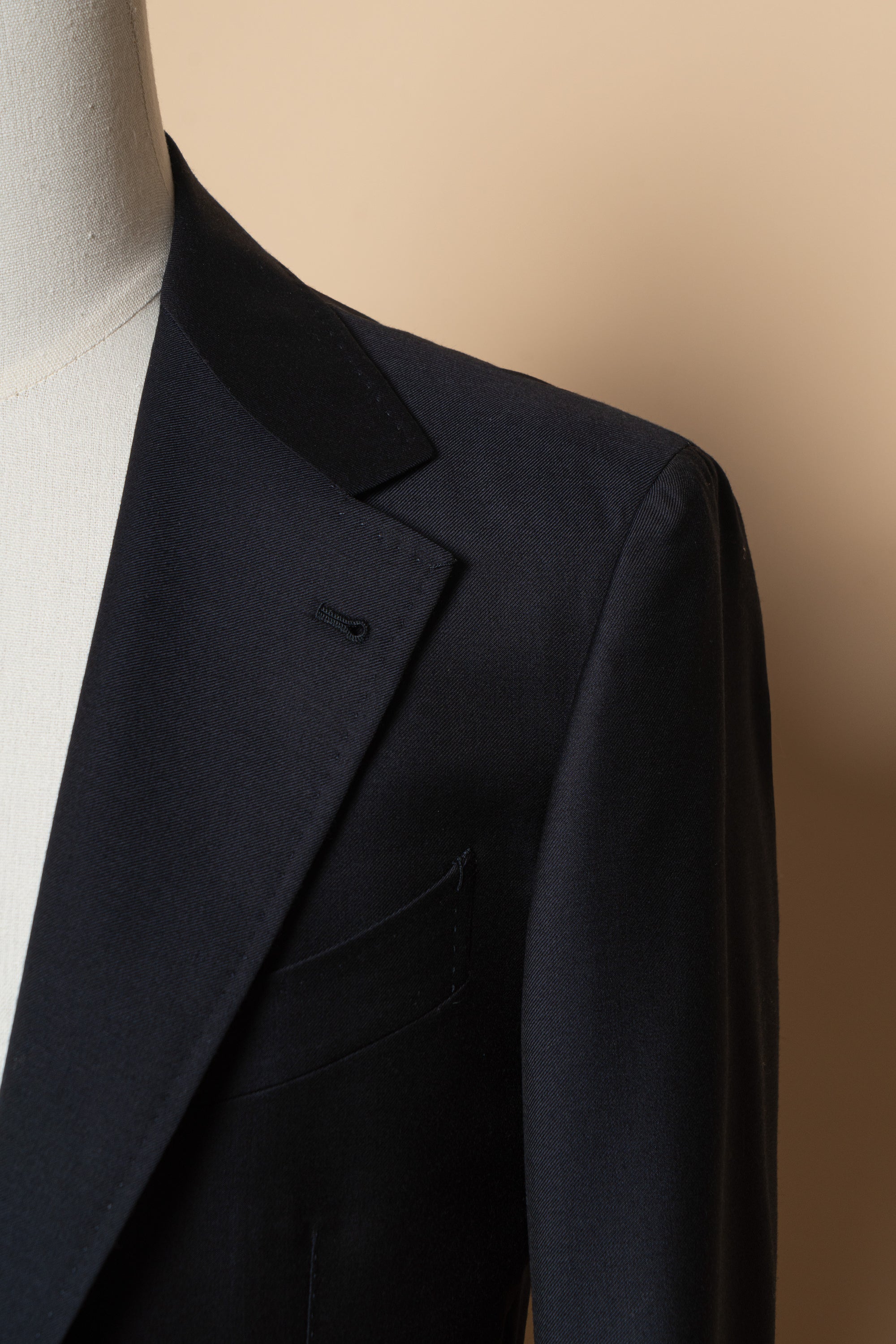 MTO Navy Twill 130s Wool Suit #407
