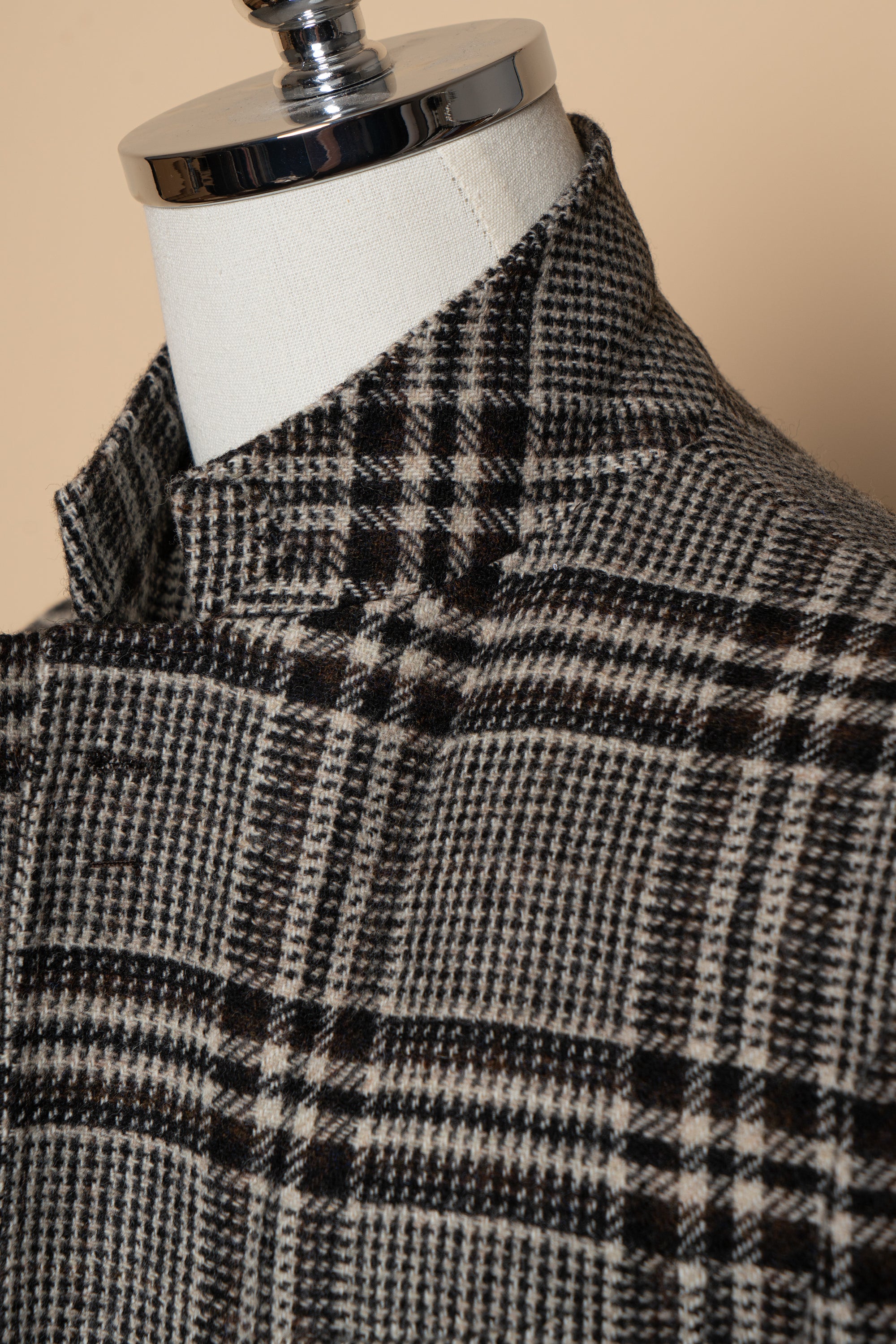 MTO Black Glen Check Tweed Jacket #484