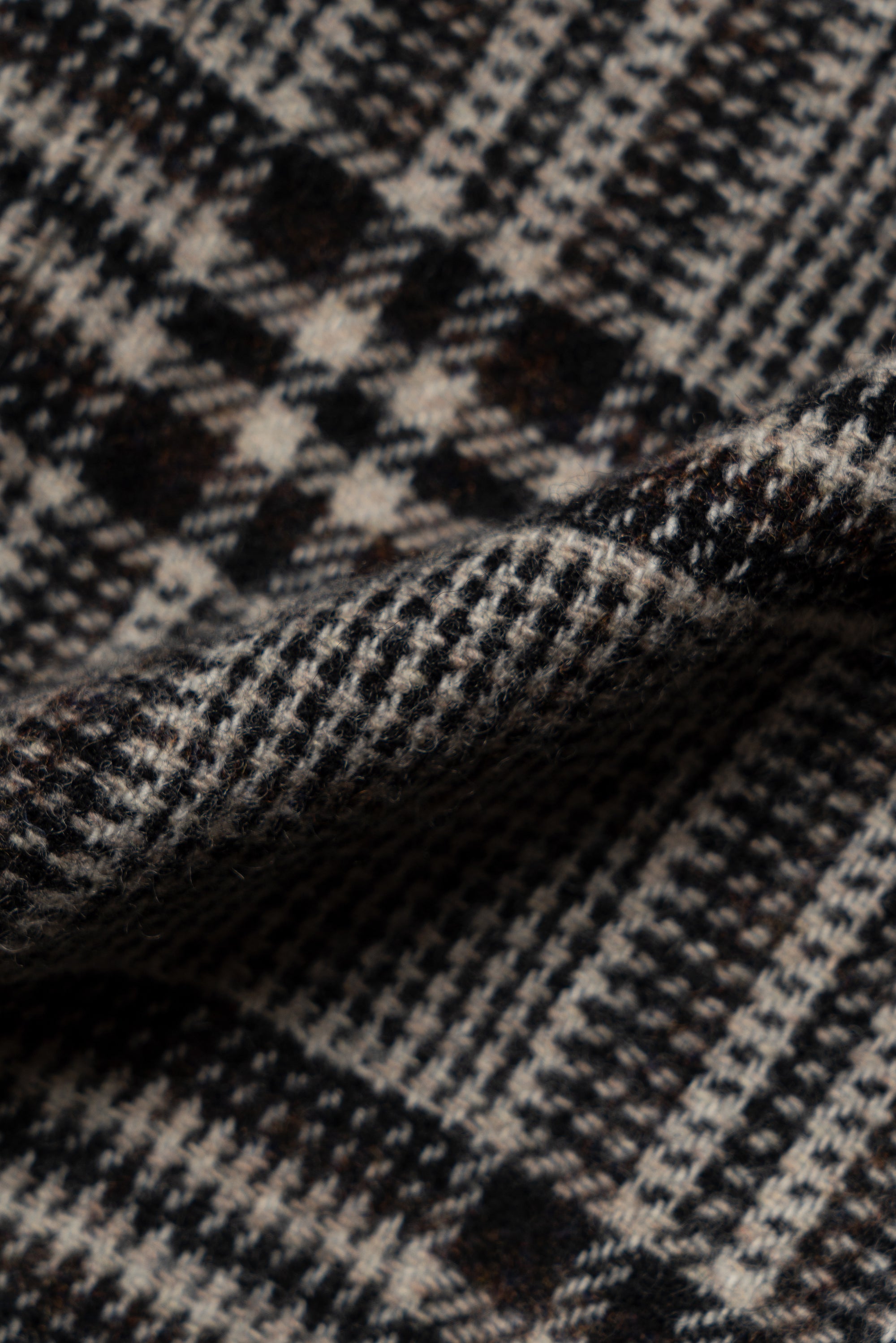 MTO Black Glen Check Tweed Jacket #484