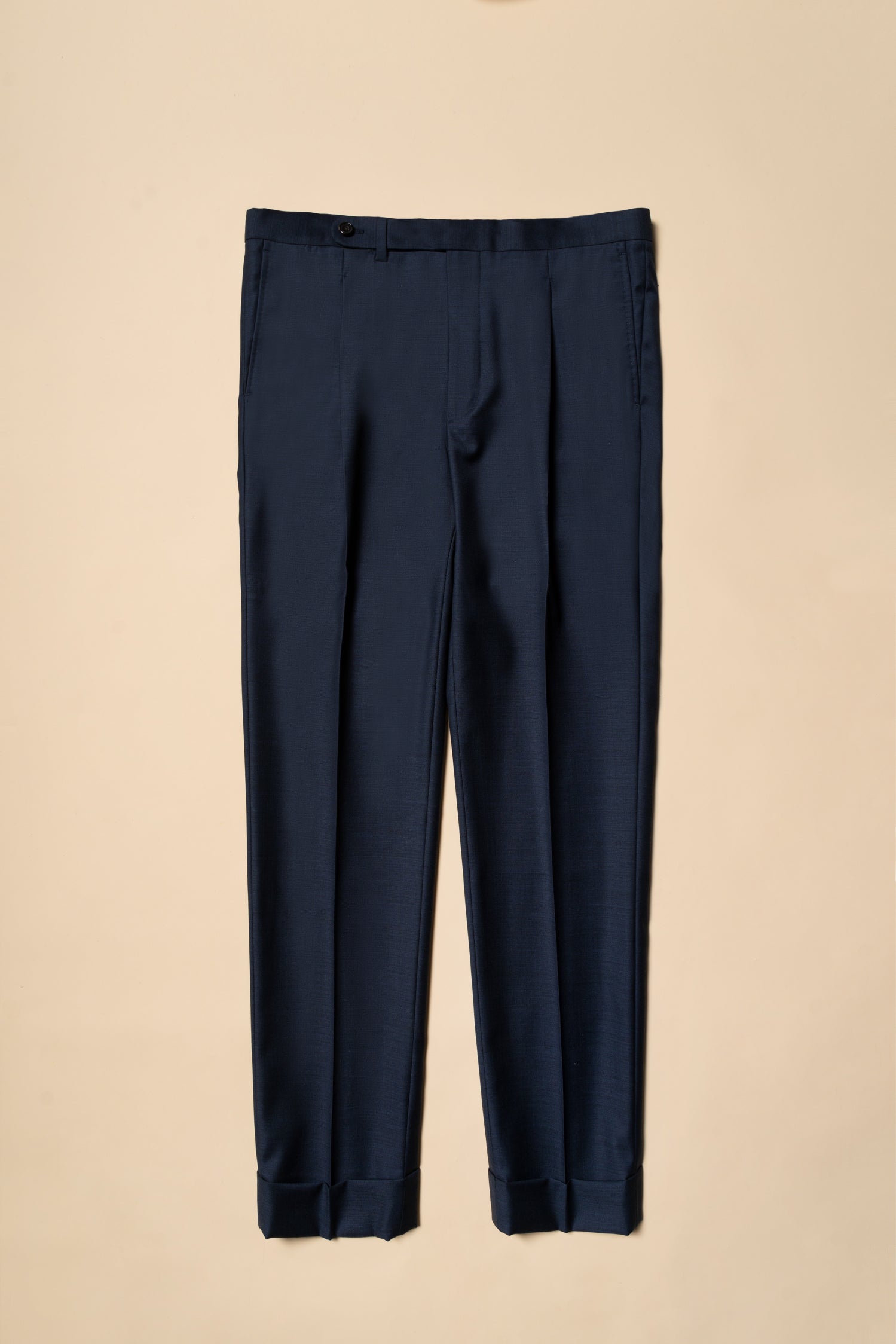 MTO Navy Sharkskin 17 Micron 130s Suit #406